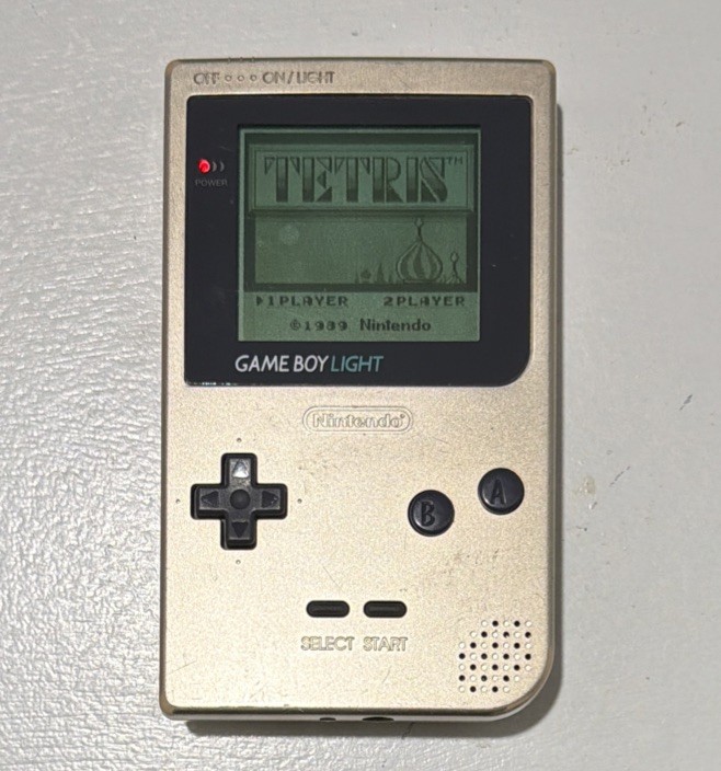 Nintendo Game Boy Light Gold Color Tested Working and Cleaned