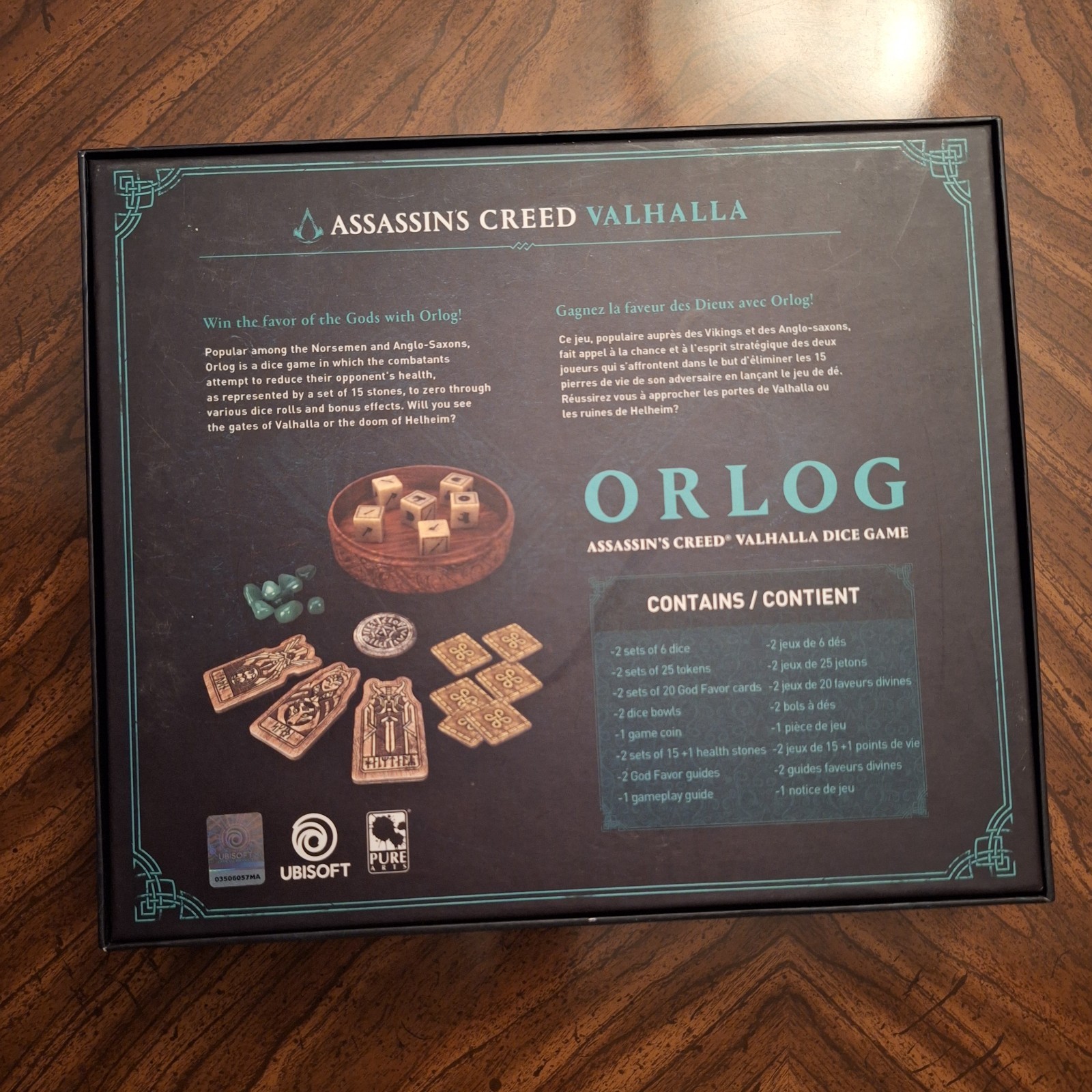 Assassin’s Creed Valhalla Orlog Dice Game PureArts Ubisoft Complete