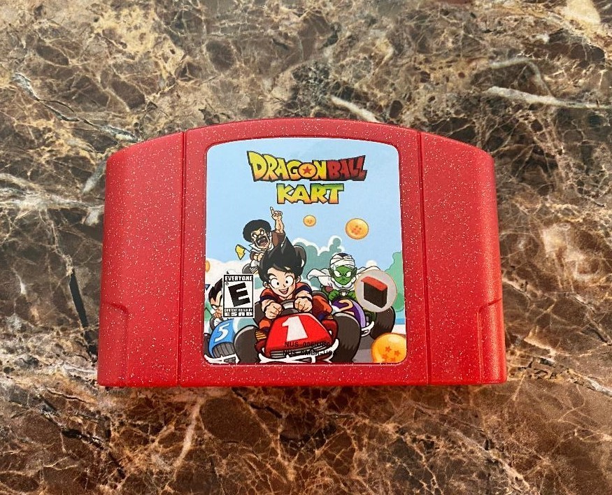 Dragon Ball Kart Red Nintendo 64 E Everyone Dragon Ball Series Game Cart