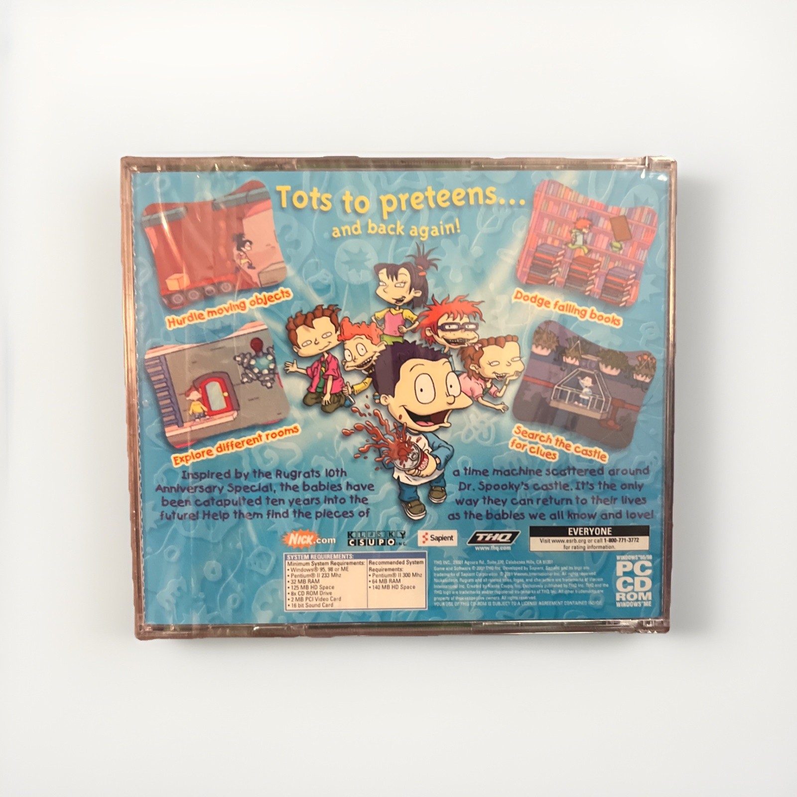 RUGRATS All Grown Up Video Game Pc Cd-ROM E-Everyone (Factory Sealed)
