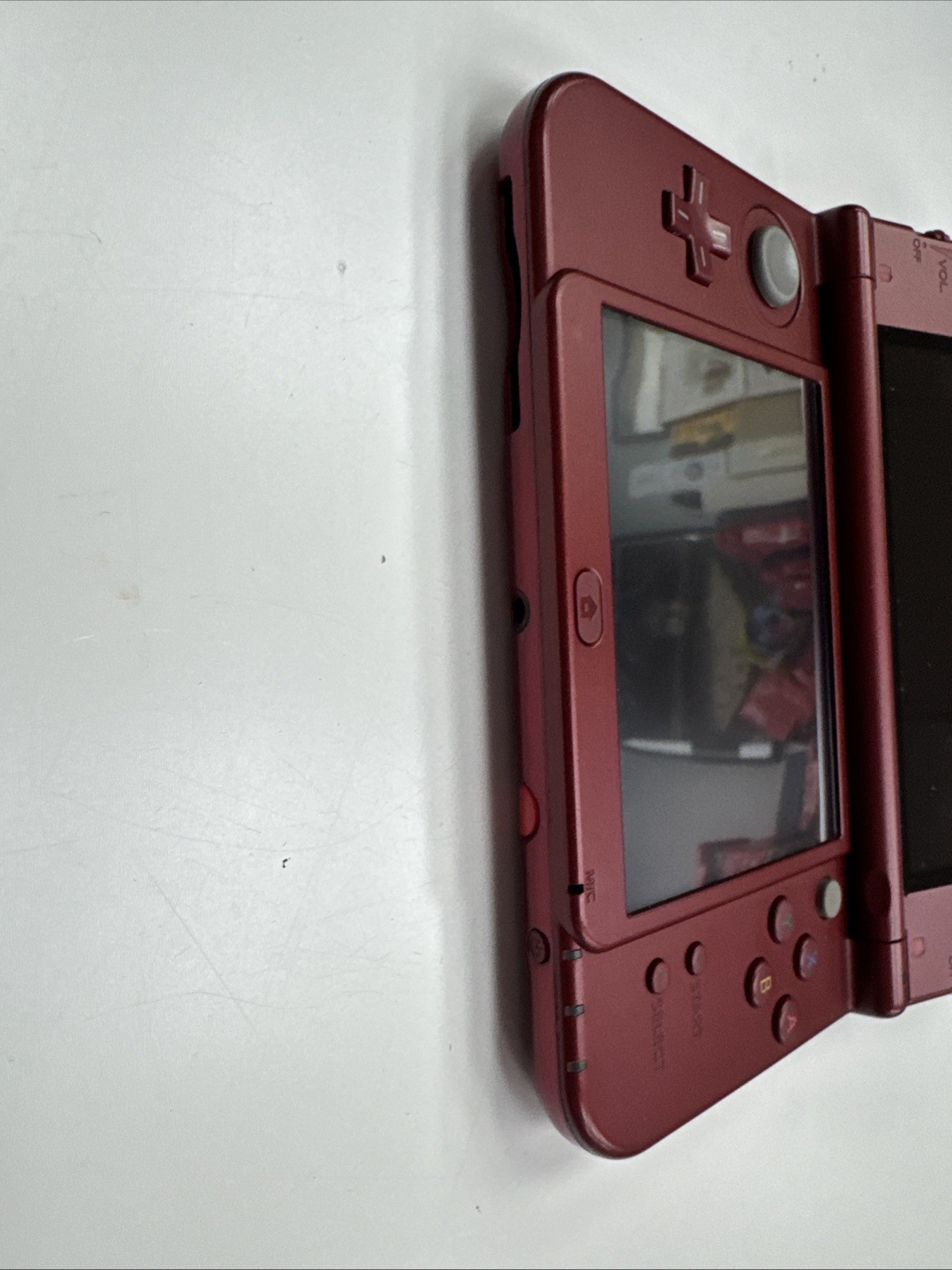 TOP IPS Nintendo NEW 3DS XL Metallic Red Game Console RED-001