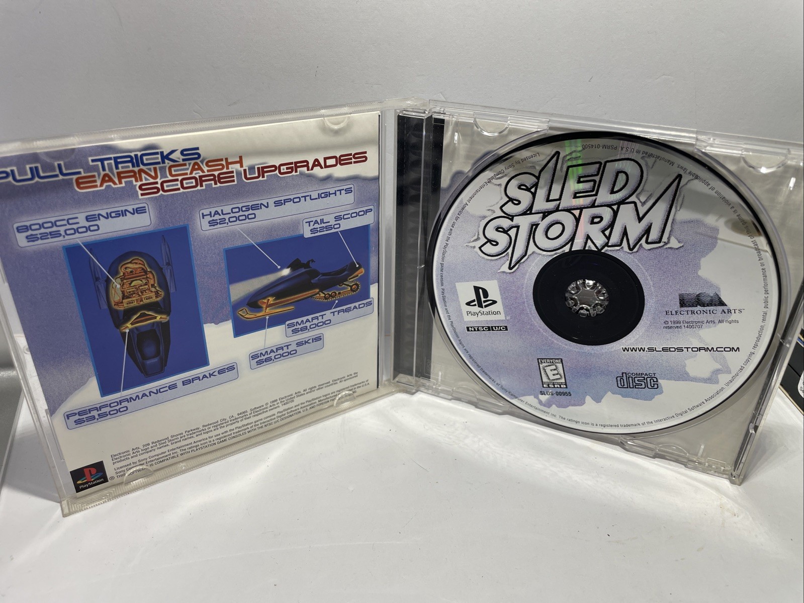 Sled Storm PS1 Sony PlayStation 1 1999 Black Label Complete CIB
