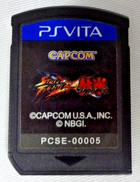 Sony PS Vita 2012 Street Fighter X Tekken Video Game Case & Cartridge Only!