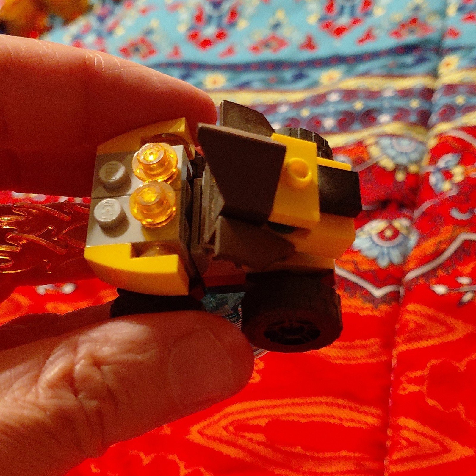 LEGO Dimensions Vehicle Figure Game Piece Yellow Brown Parts Blue Base