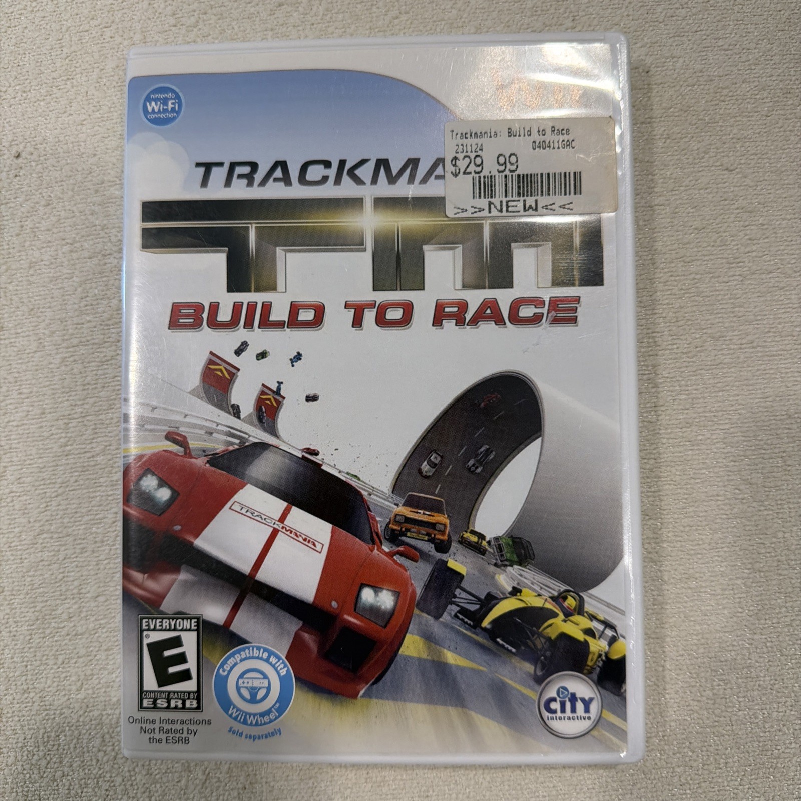 TrackMania: Build to Race Nintendo Wii Interactive Complete