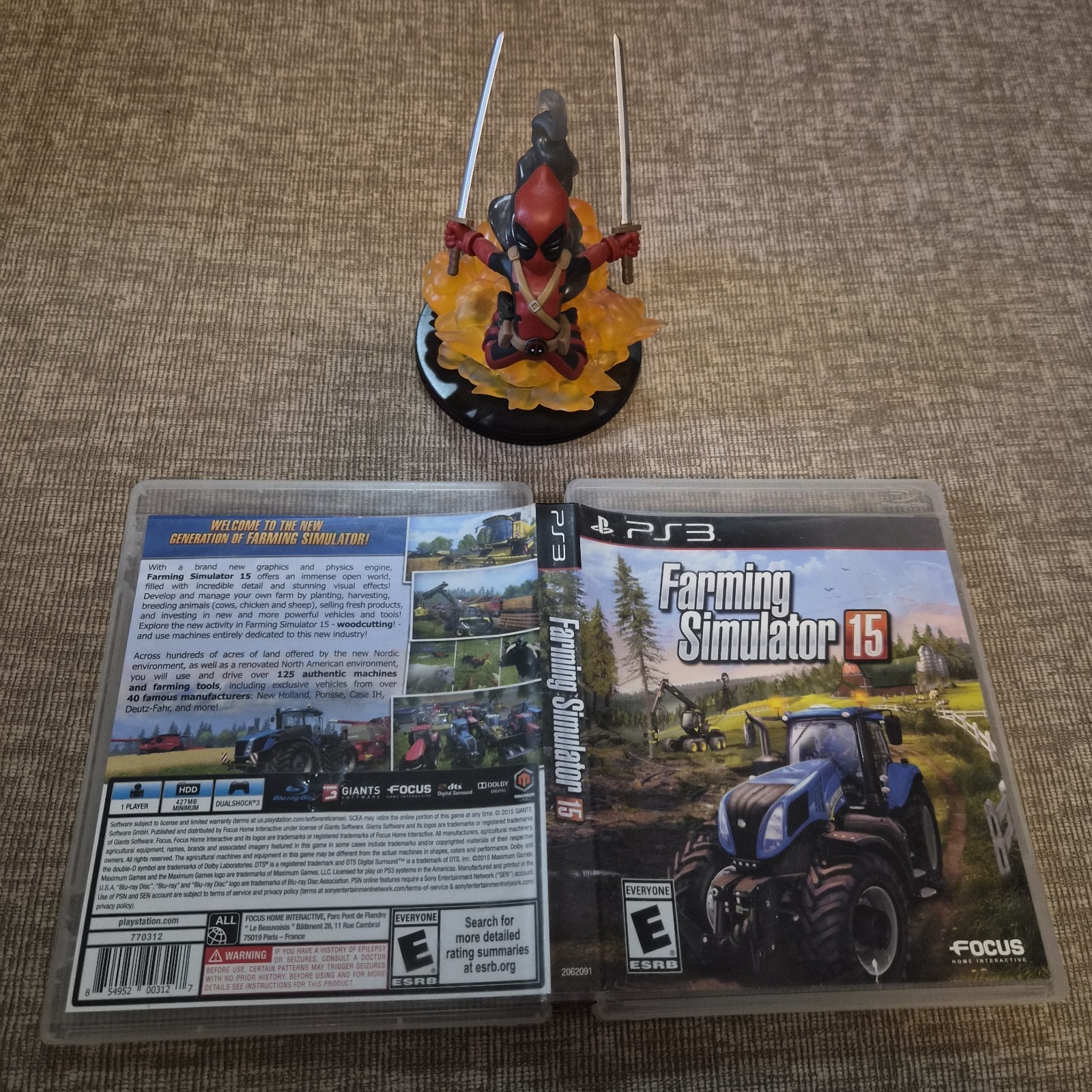 Farming Simulator 15 (Sony PlayStation 3, 2015) CIB READY TO SHIP