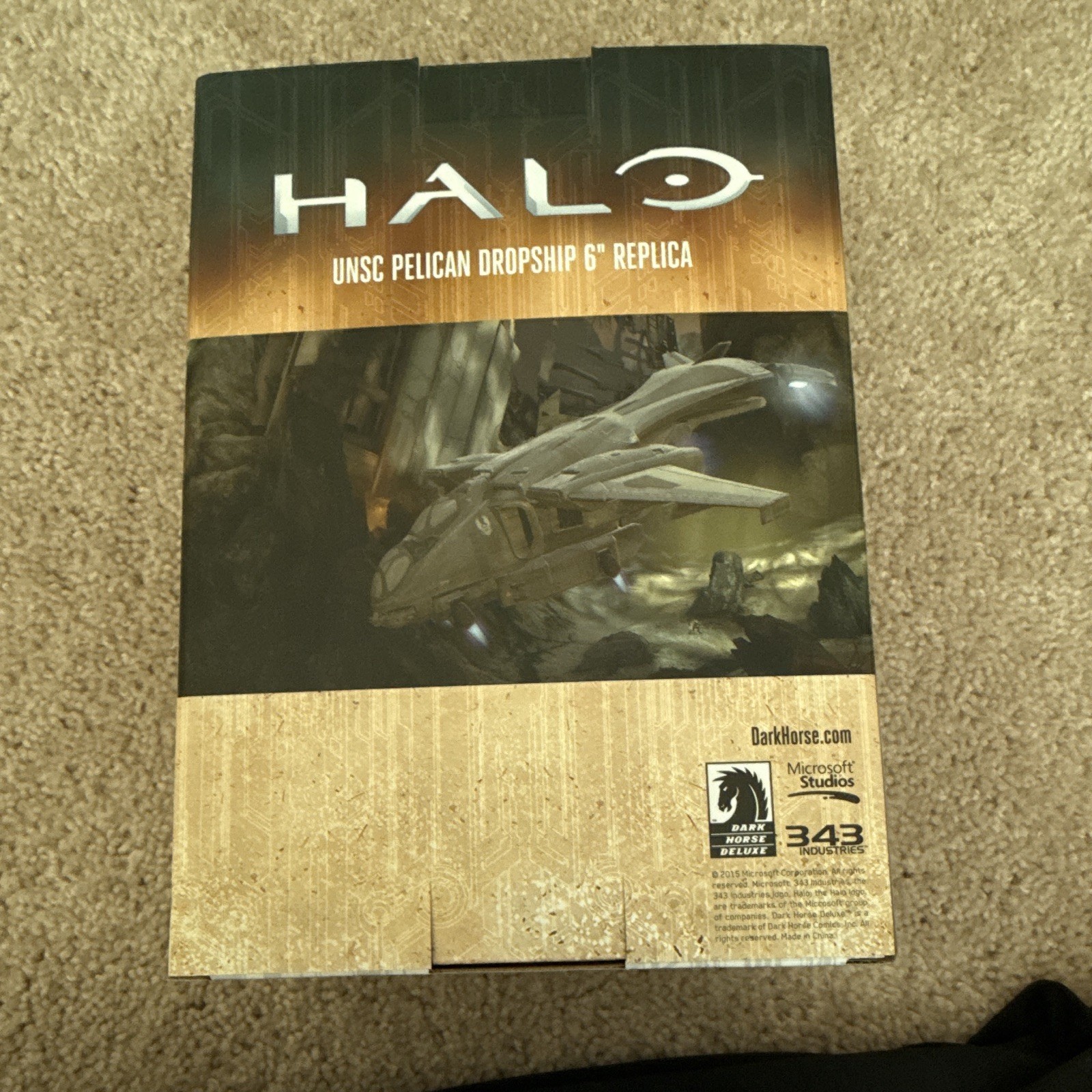 MINT Condition Dark Horse Deluxe Halo UNSC Pelican Dropship 6″ Replica 2015