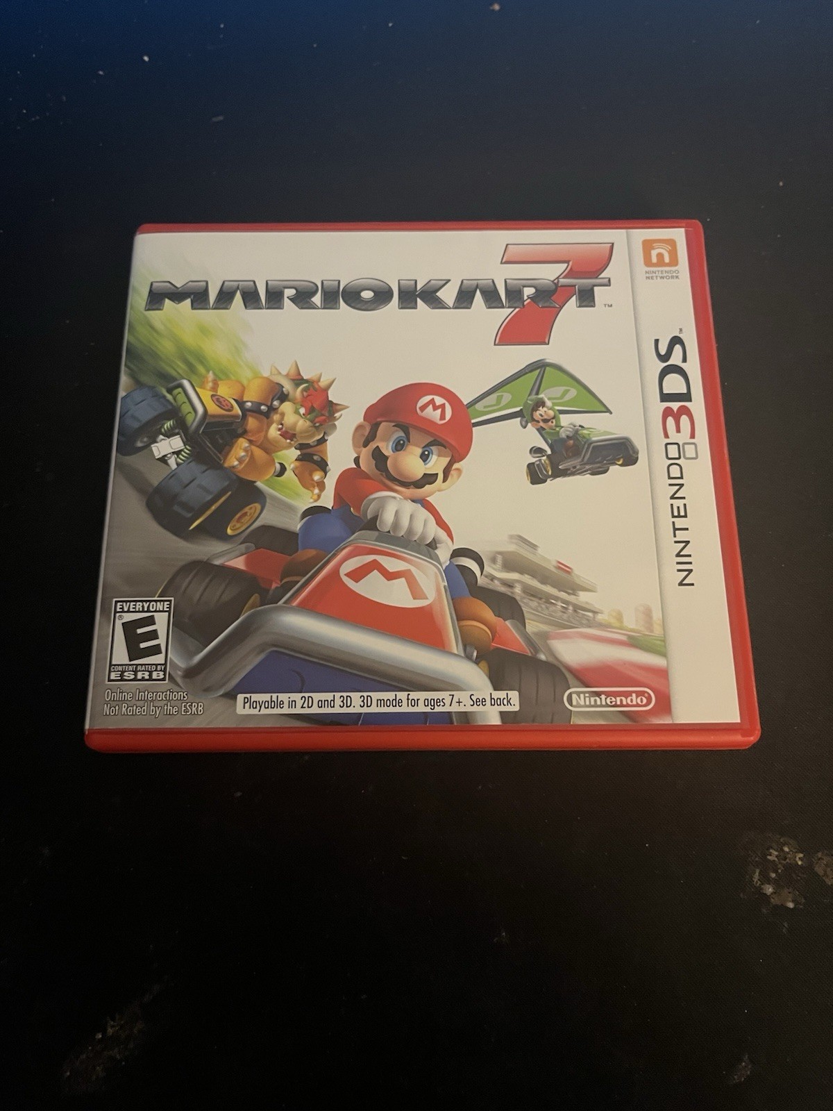Nintendo Mario Kart 7 Nintendo 3DS Original Cartridge Case Only w/ Cover Art