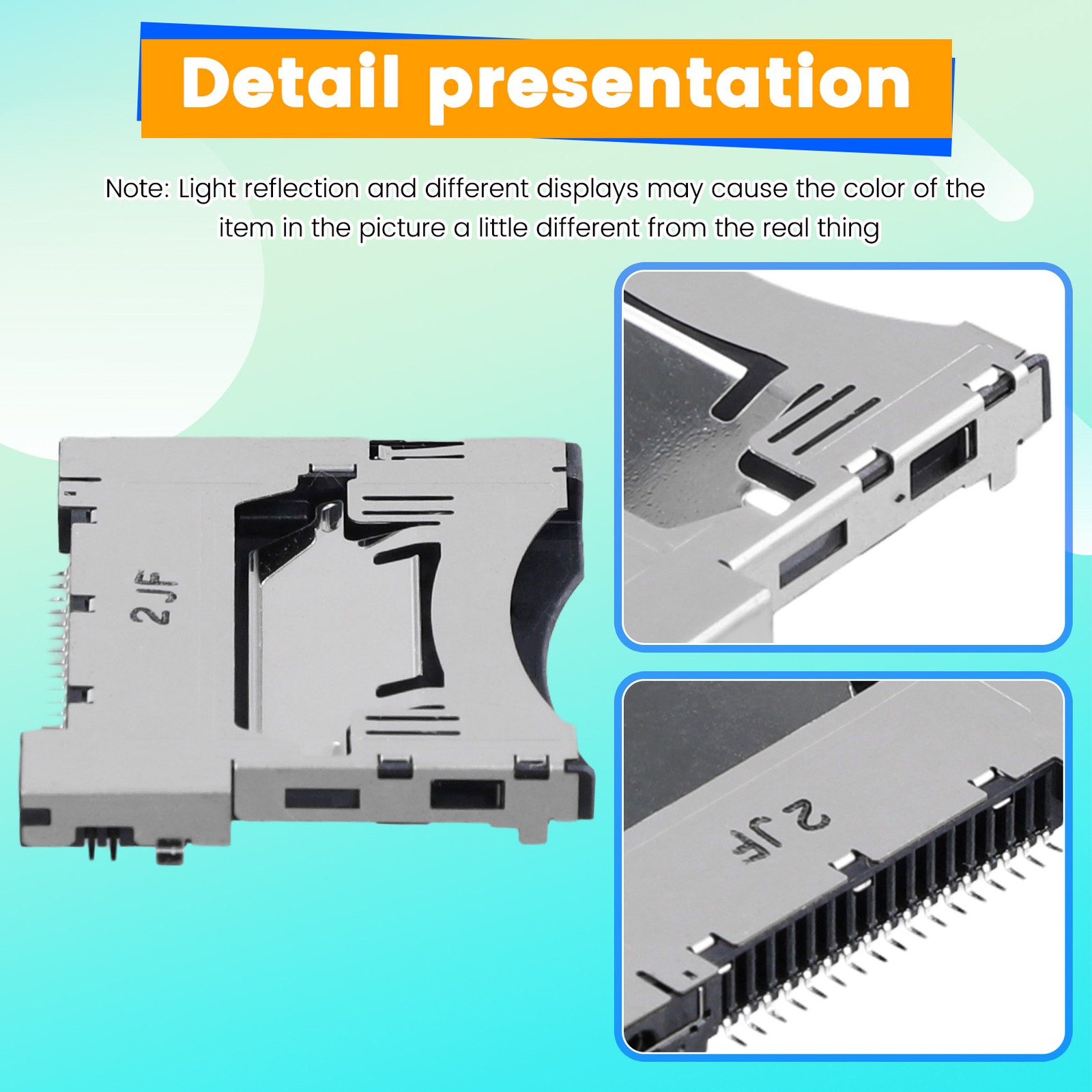 Game Card Reader Slot Replacement for NDSI NDSILL/XL – Game Console Card7693