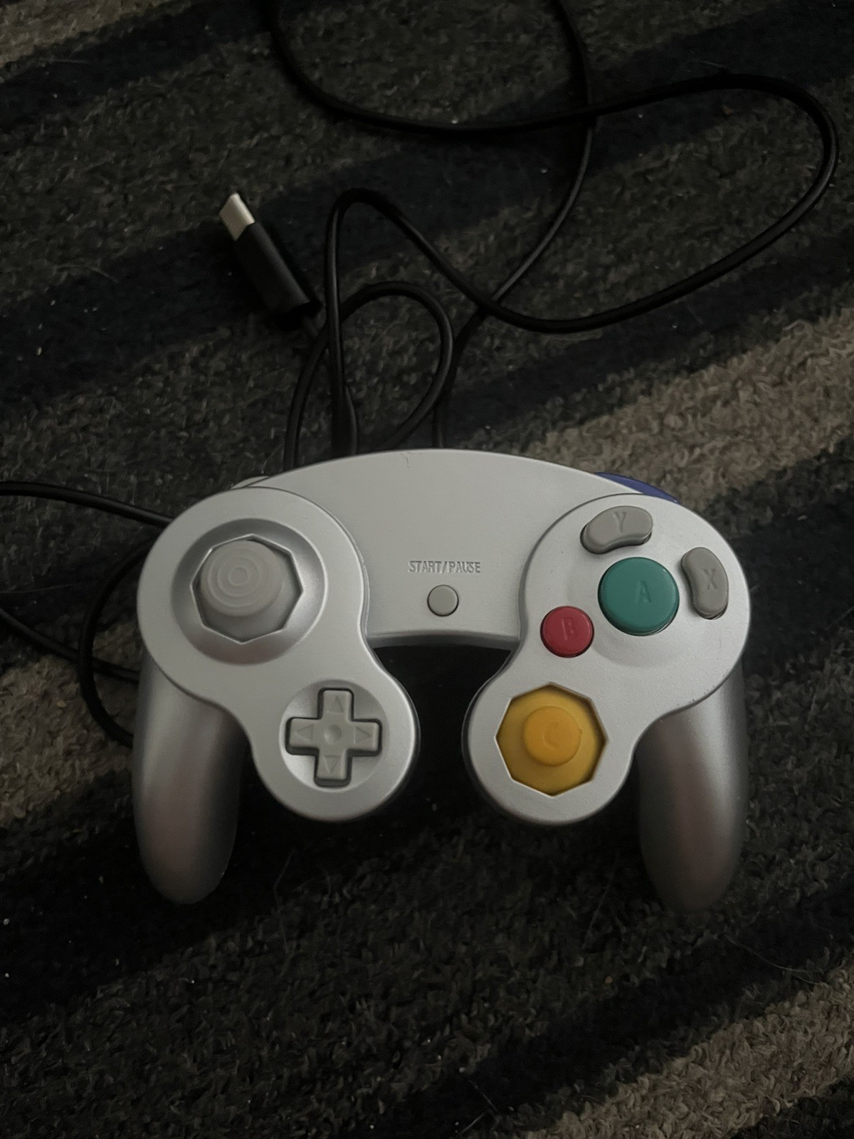 Nintendo GameCube DOL-101 Black and Includes 2 Controllers and memory also wires