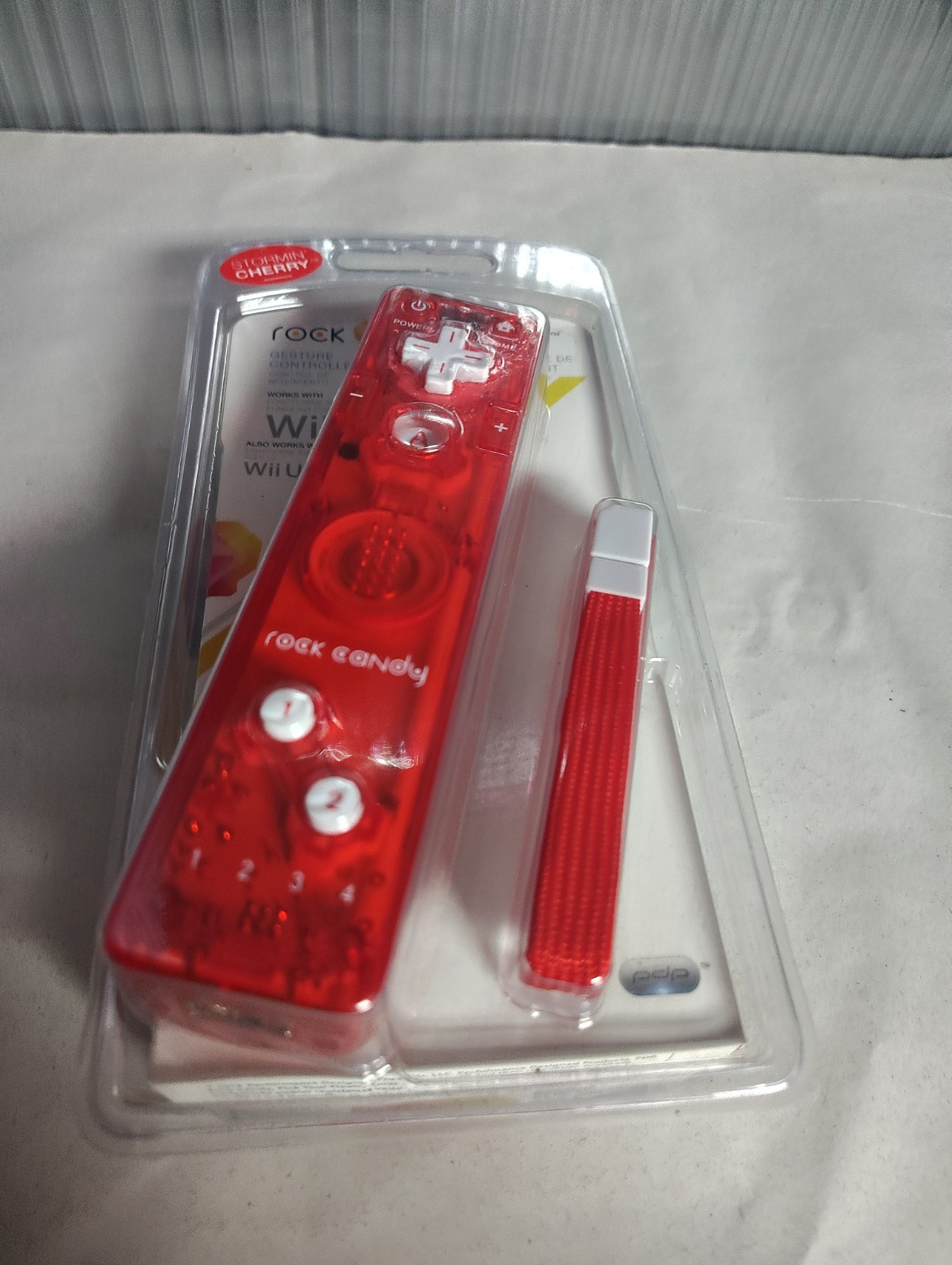 PDP 8560R v4.0 Rock Candy Stormin Cherry Gesture Controller for Wii / Wii U New