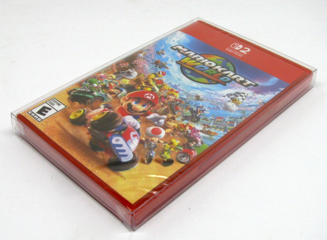50x NINTENDO SWITCH PLASTIC & STEELBOOK GAMES – CLEAR PROTECTIVE BOX PROTECTOR
