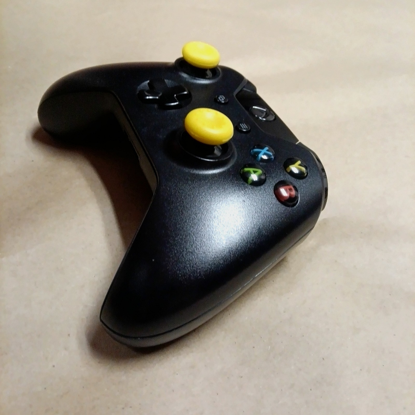 Xbox One Wireless Controller 1537 (Black with Yellow) Cleaned Tested And Working