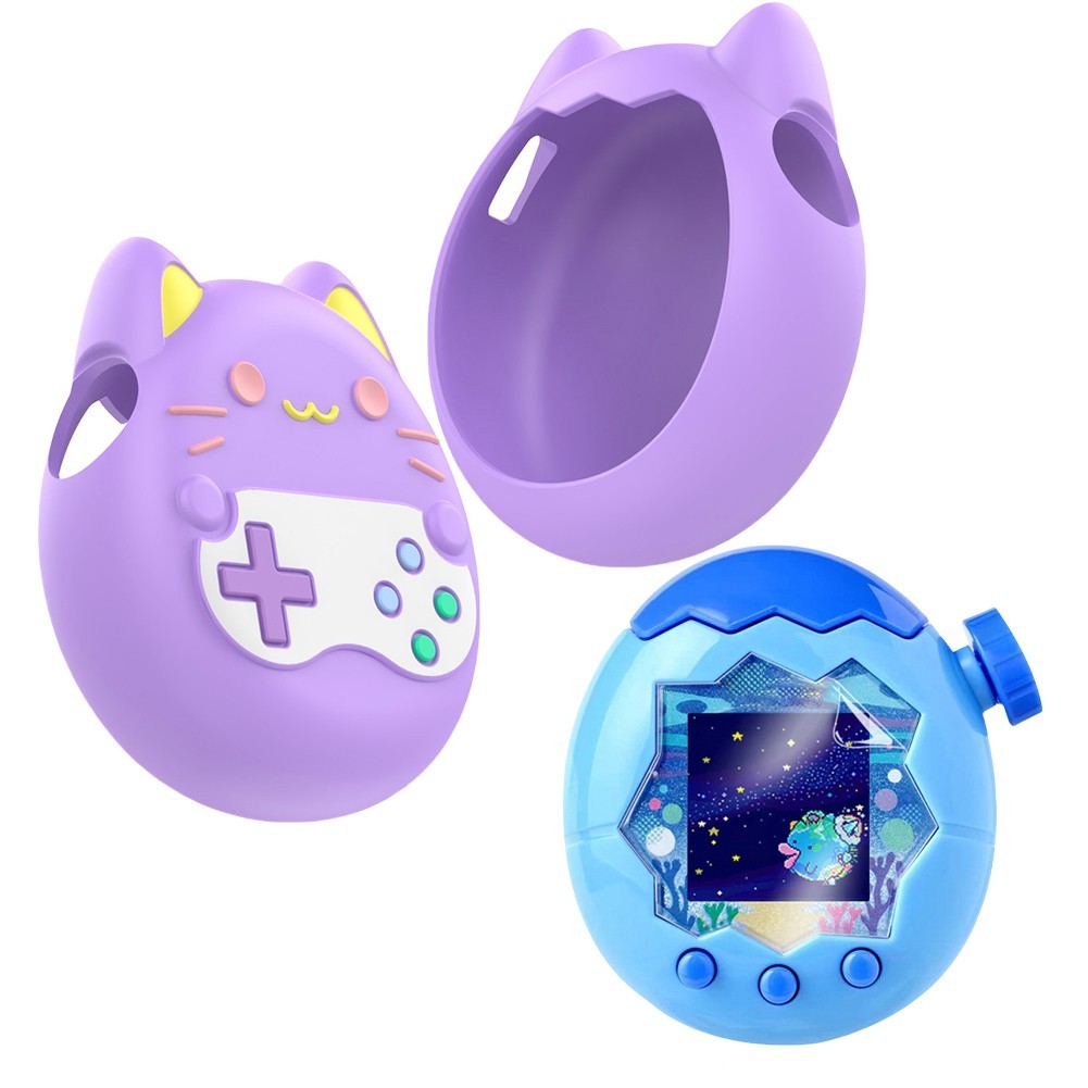 Silicone Protective Case Compatible with For Tamagotchi Paradise with Lanyard