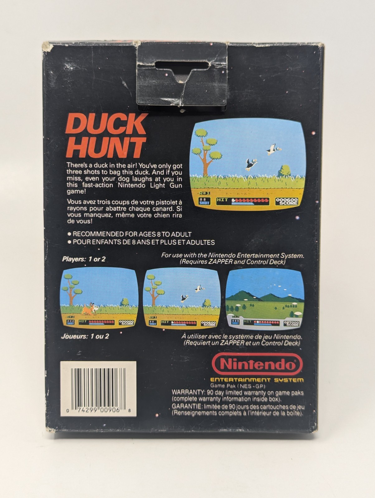 Duck Hunt (Nintendo NES, 1985) – In Box