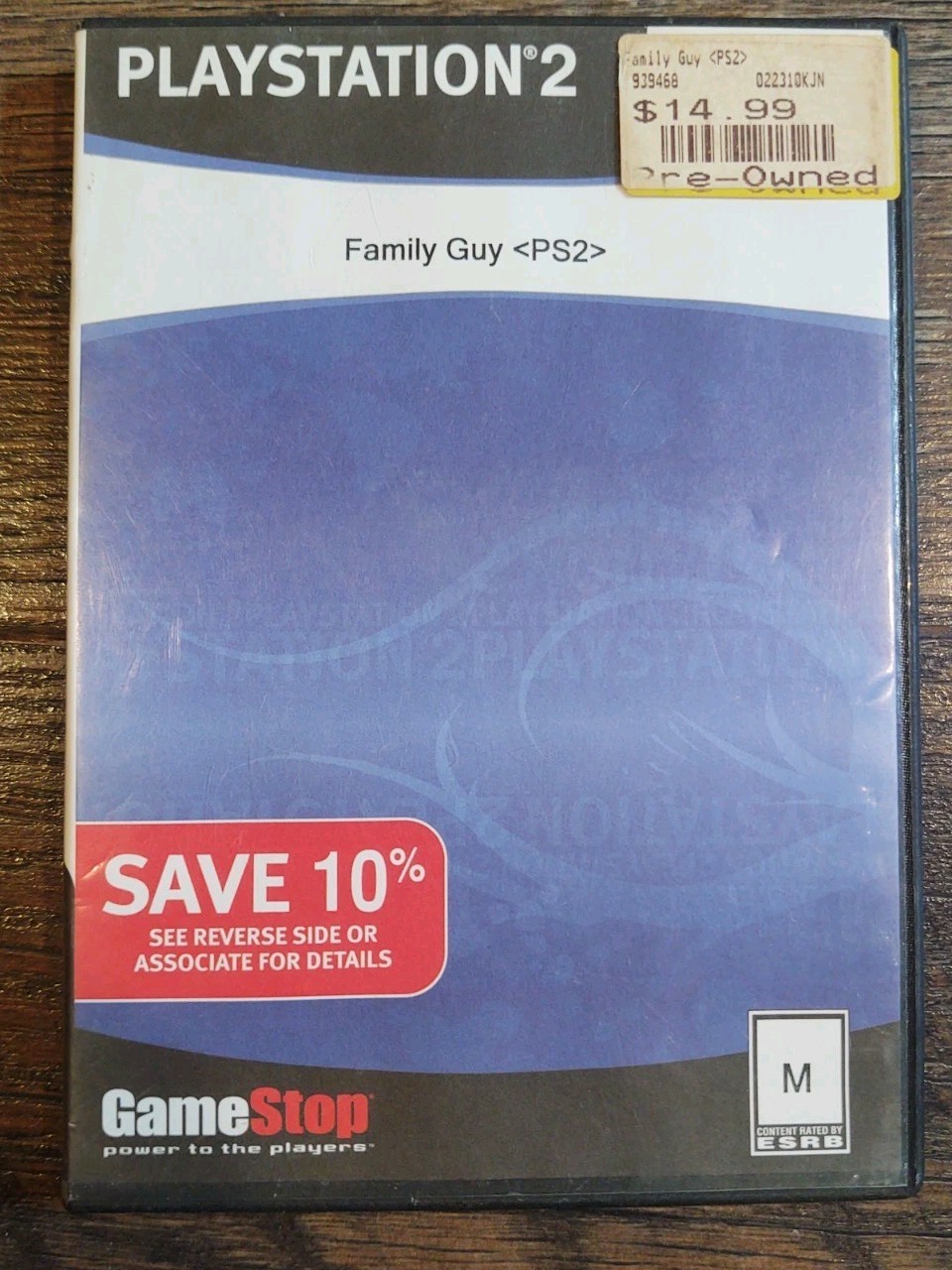 Family Guy PS2 Video Game – Disc Only Generic Case Works PlayStation 2