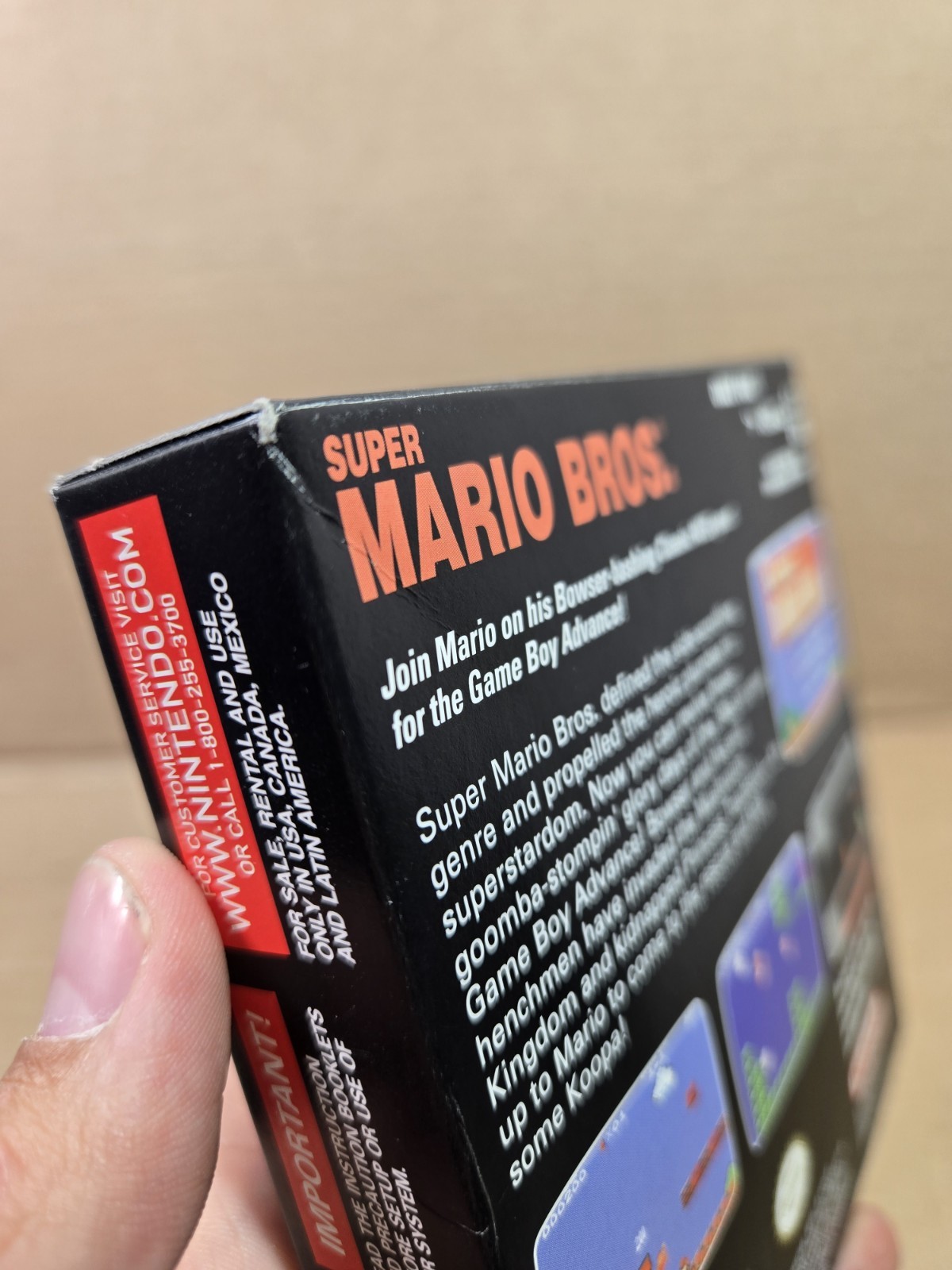Super Mario Bros. Classic NES Series (Game Boy Advance, 2004) Complete w/Manual