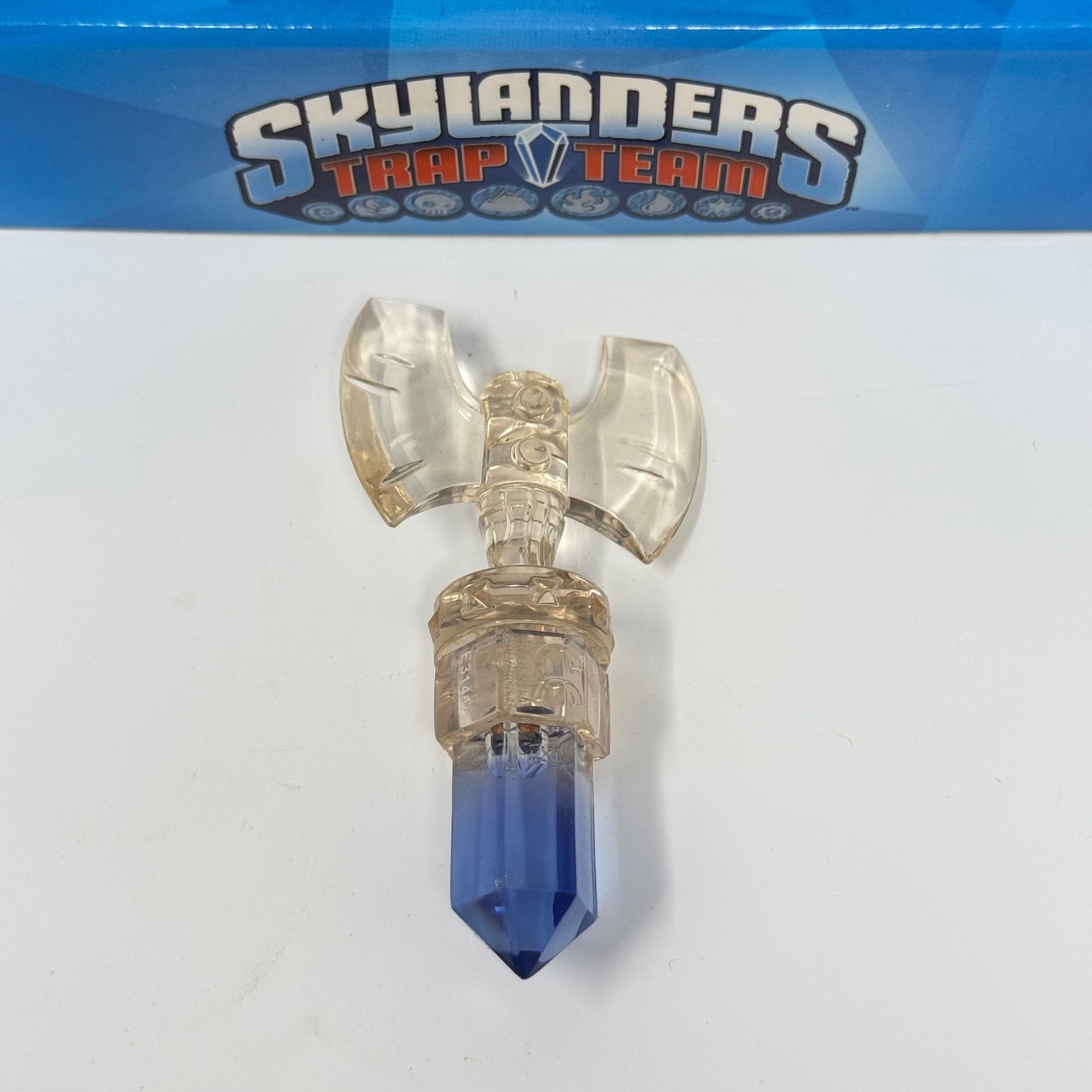 Skylanders Trap Team Water Element Axe Faded Trap Universal