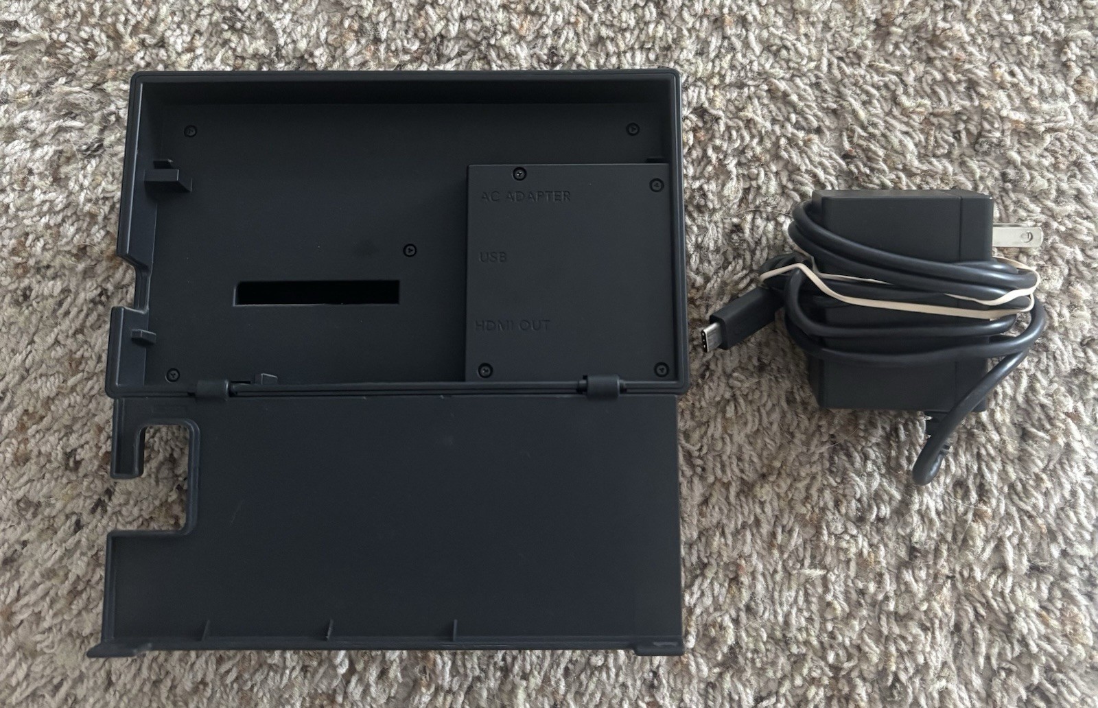Nintendo Switch Console Screen TV Dock Station With AC Adapter HAC-007 Working