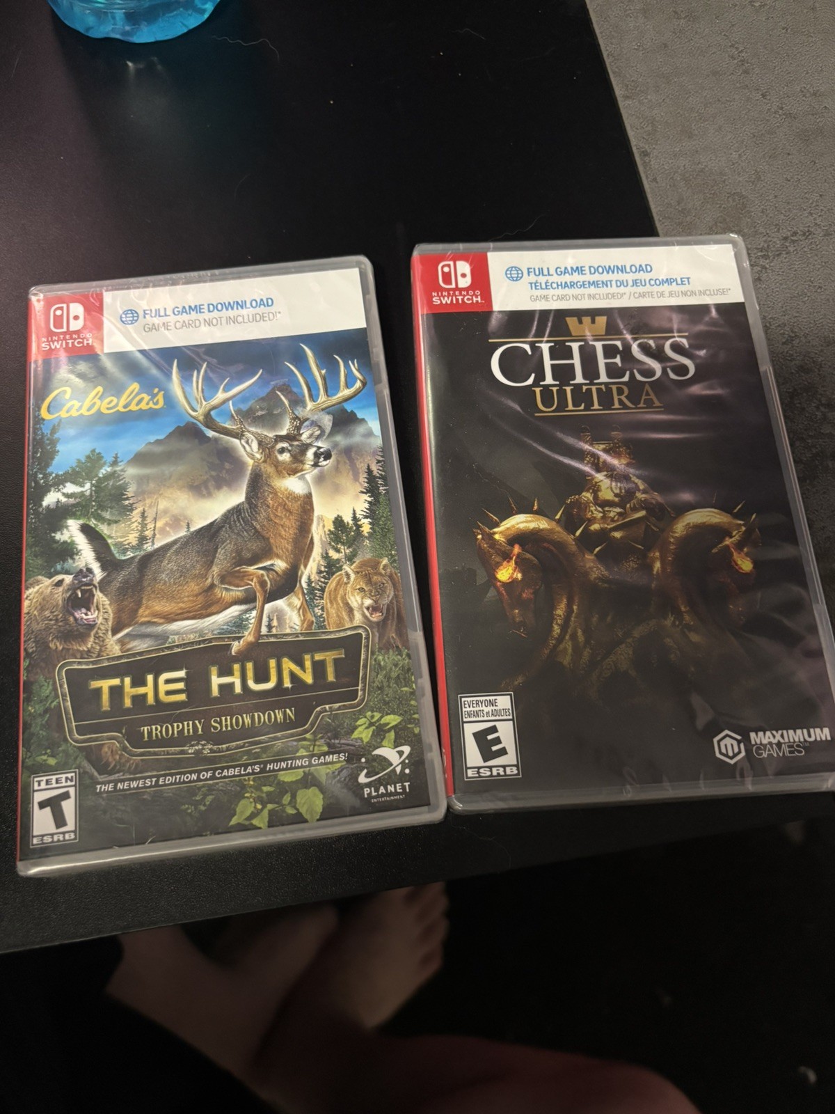 Switch chess ultra + Cabelas the hunt + NUBWO G06 2.4G Wireless Gaming Headset