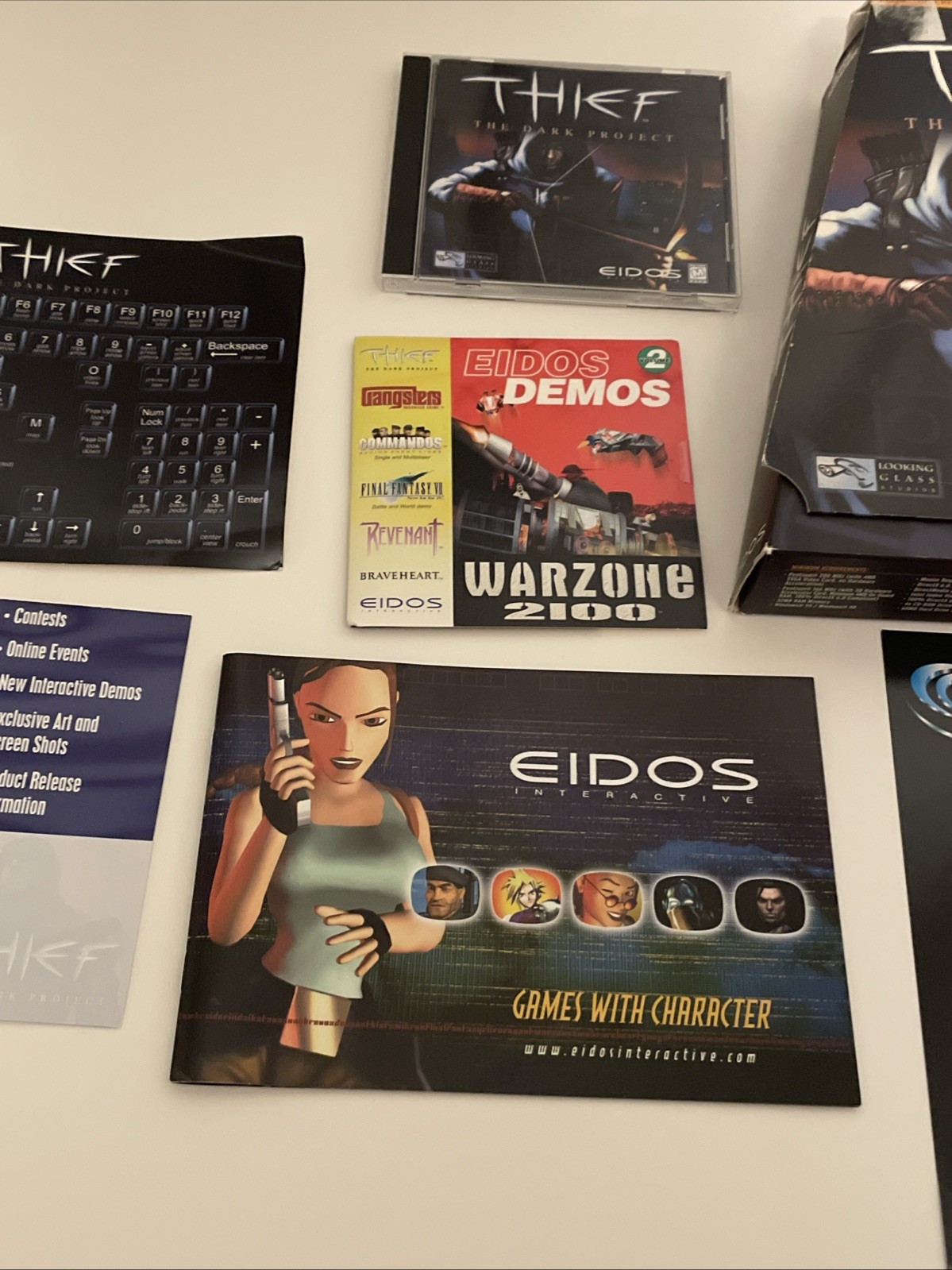 Thief Dark Project EIDOS Trapezoid Big Box PC Game W/ Demo Disk 1998
