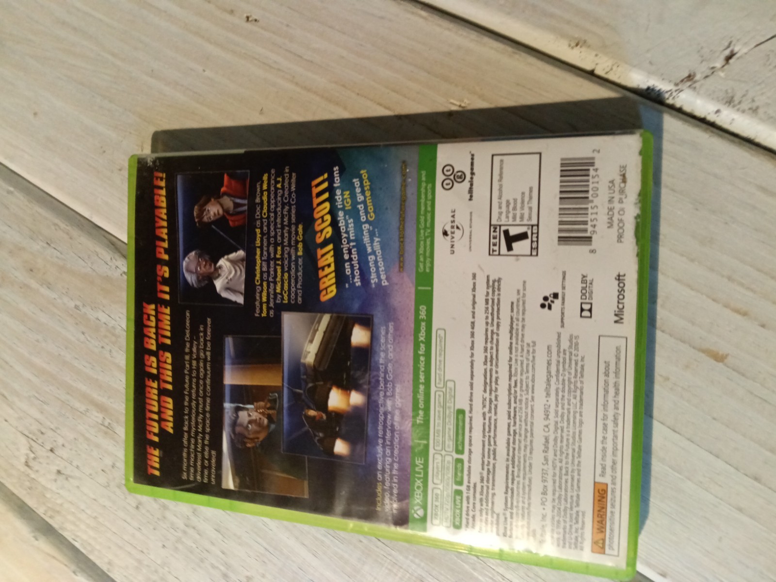 Back to the Future: The Game 30th Anniversary Edition Xbox 360