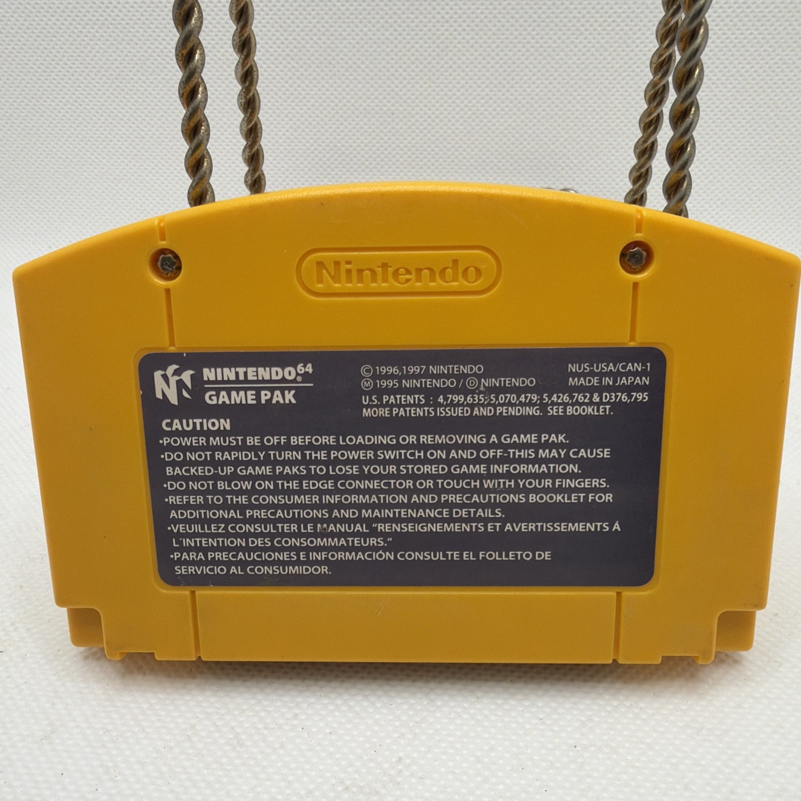 Nintendo’s Donkey Kong 64 Video Game Cartridge for the N64 Console
