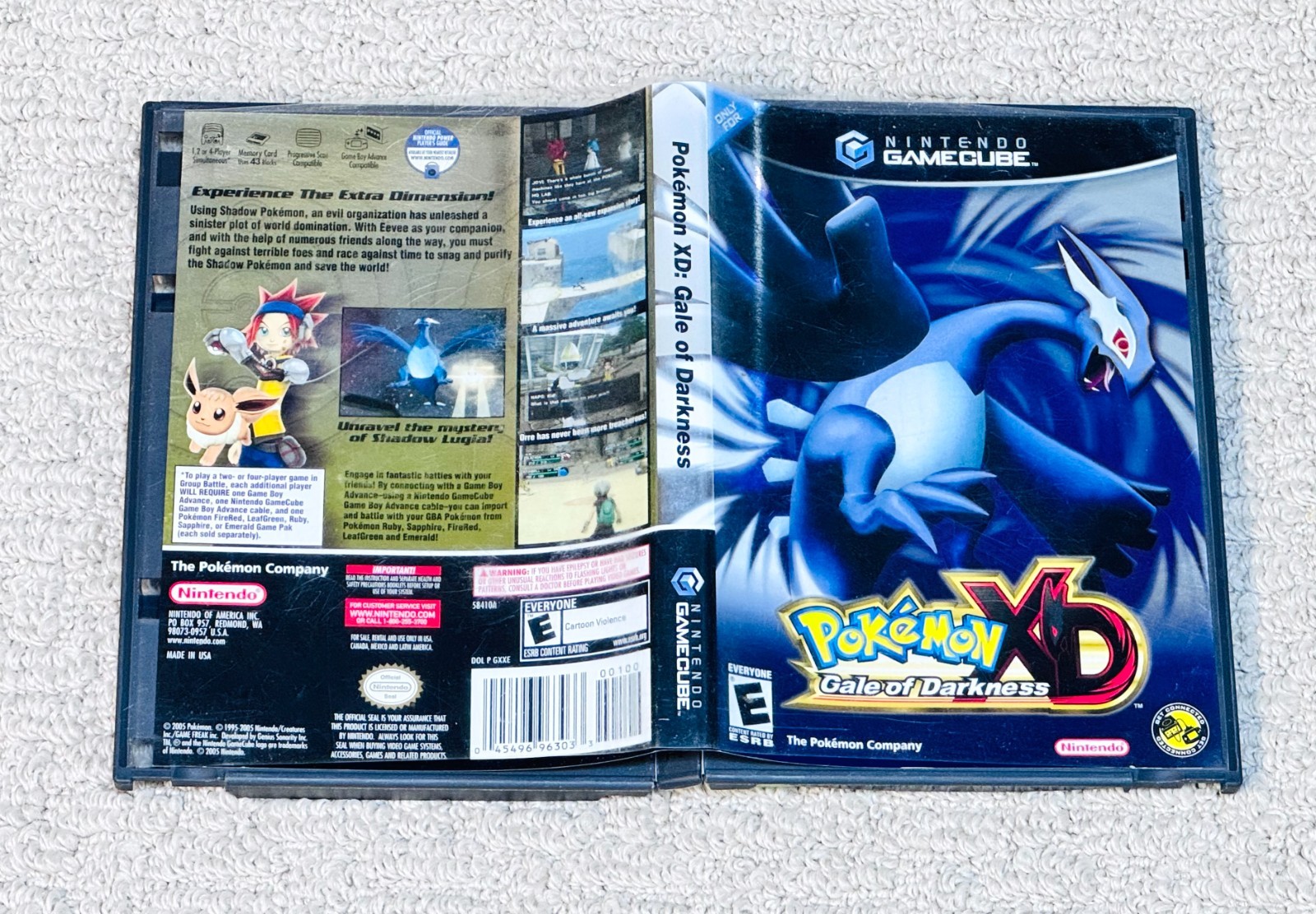 Pokemon XD Gale of Darkness (Nintendo GameCube) Game Complete CIB – Tested