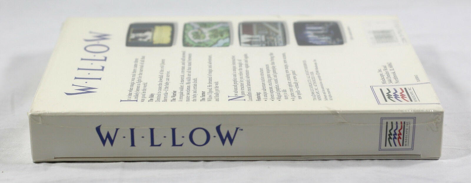 SEALED 1988 WILLOW Mindscape Commodore 64 Big Box PC RARE