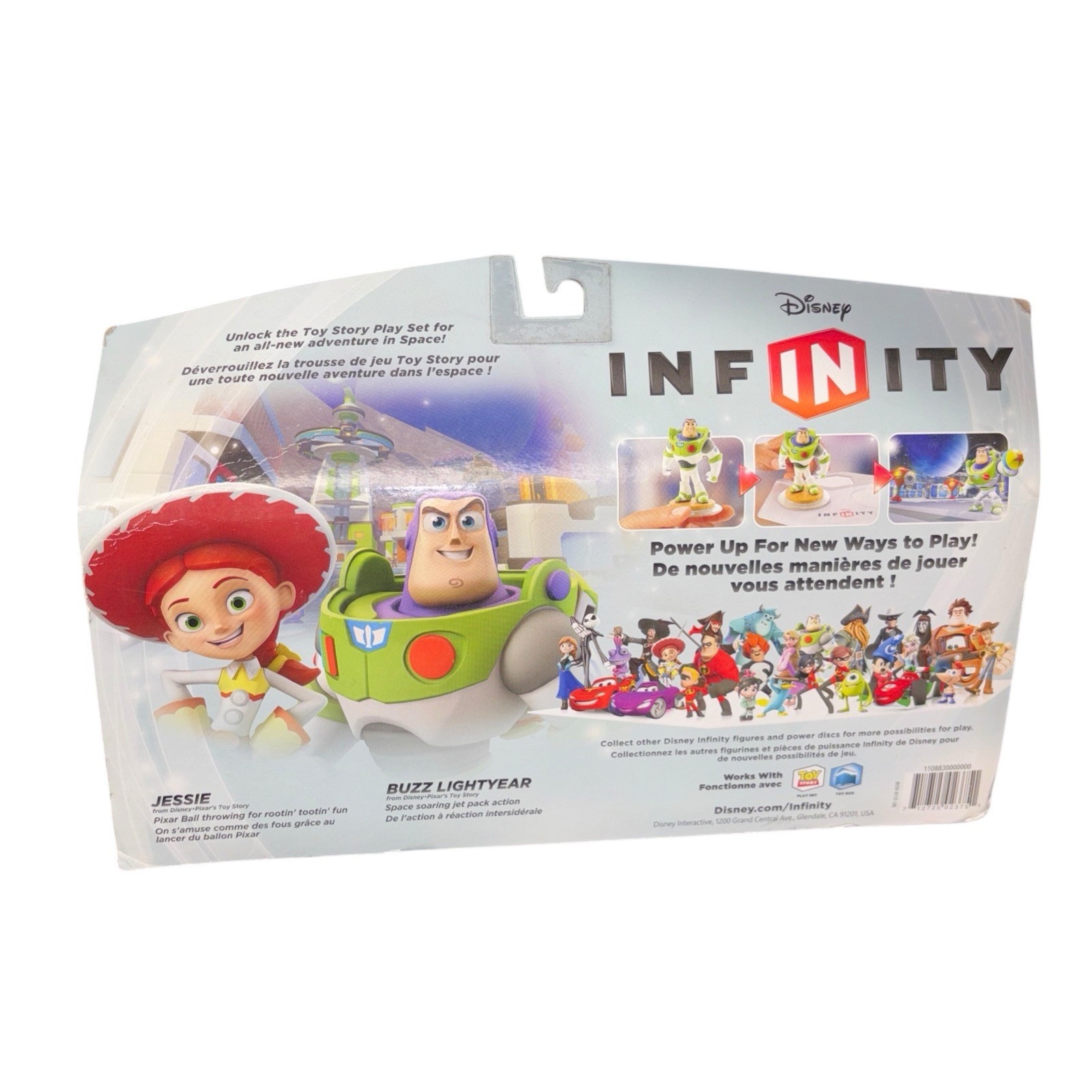 NEW DISNEY INFINITY Toy Story Play Set Jesse & Buzz Figures Wii & U Xbox 360 PS3