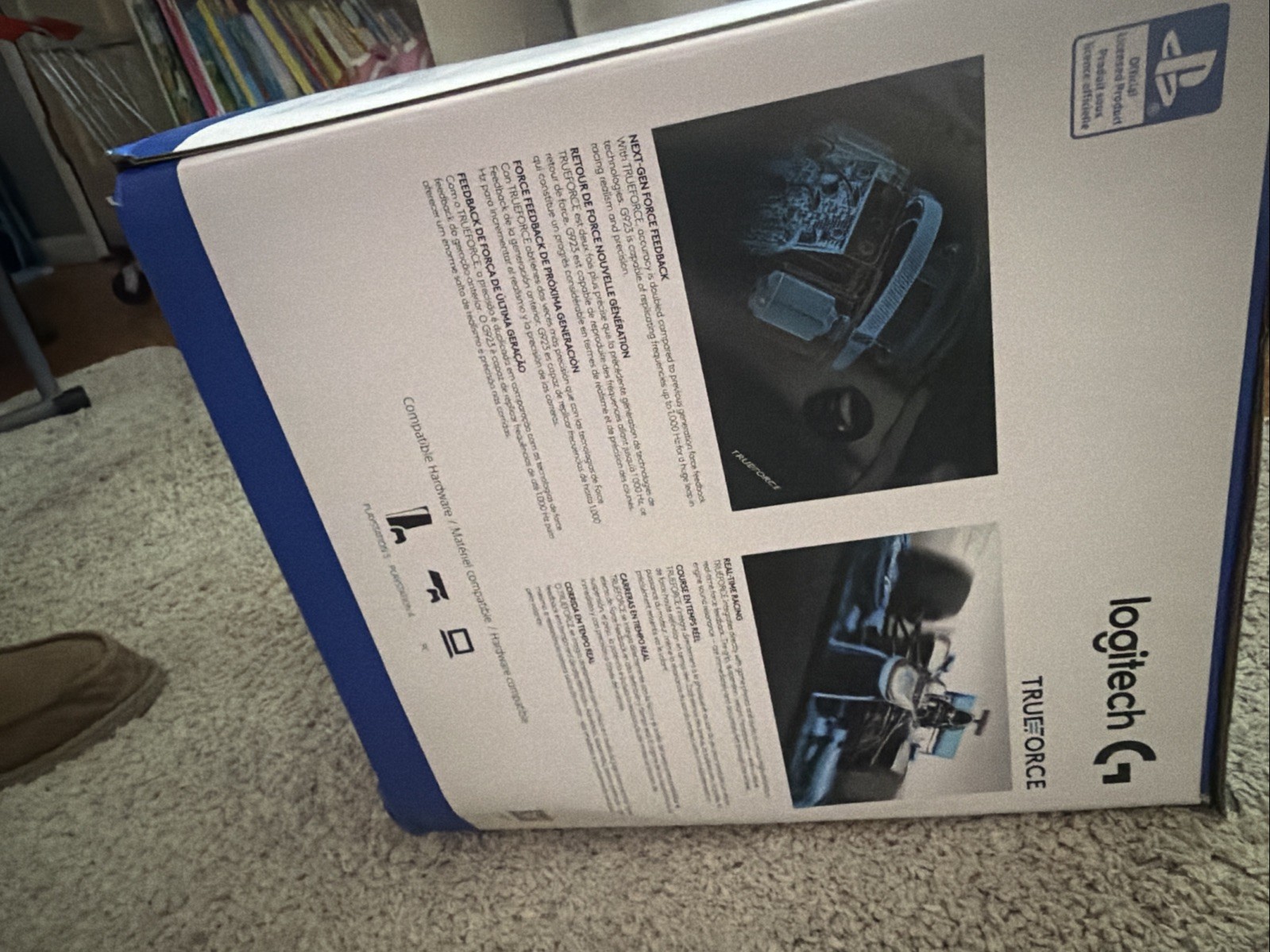 Logitech G923 Racing Wheel Pedals TRUEFORCE PS5 PS4 PC With Shifter