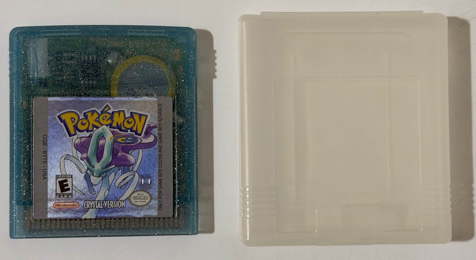 Pokemon Crystal Version (Game Boy Color) Authentic With Case Tested Works