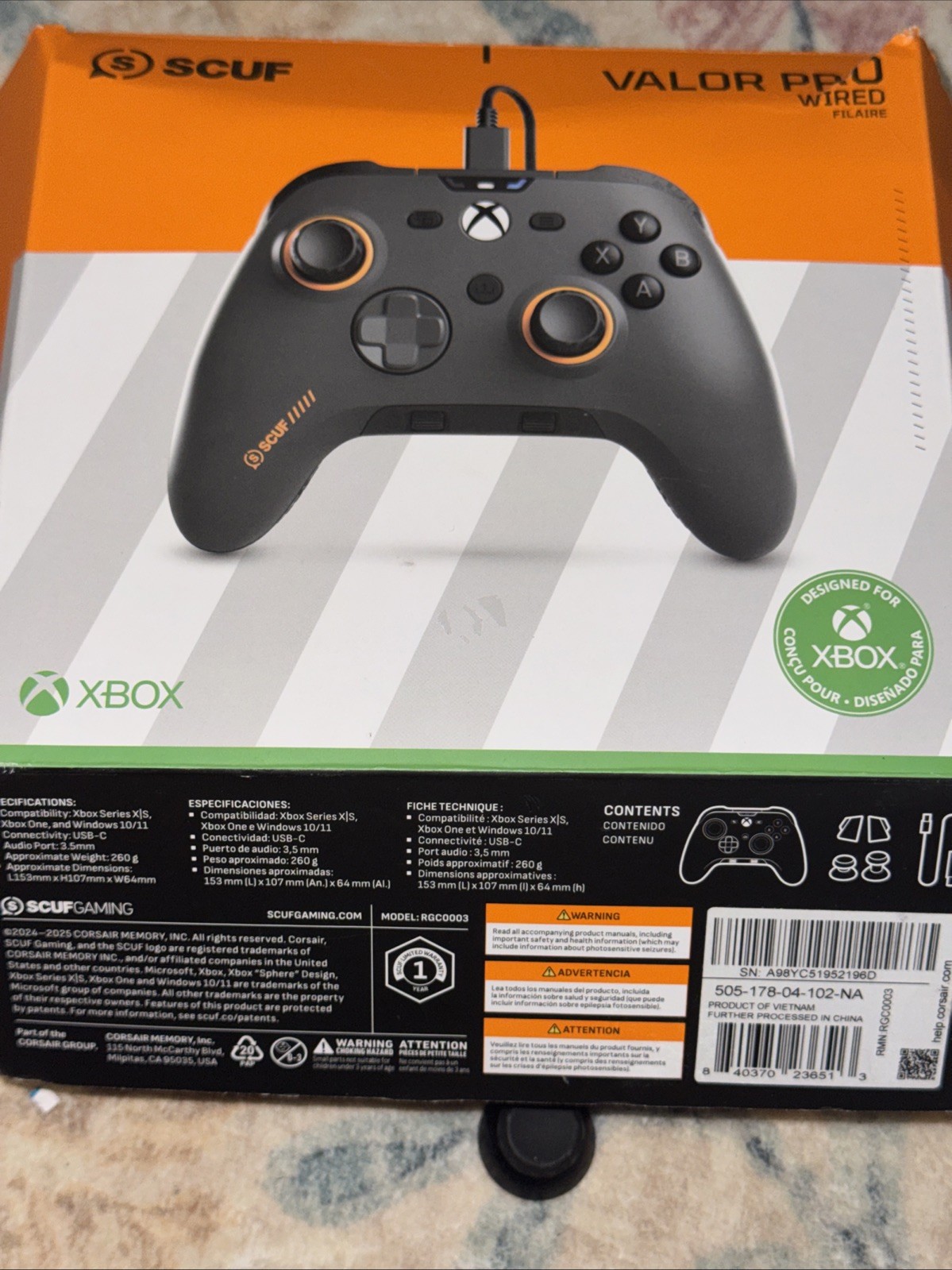 SCUF – Valor Pro Wired Performance Controller for Xbox Series X|S, Xbox One, …