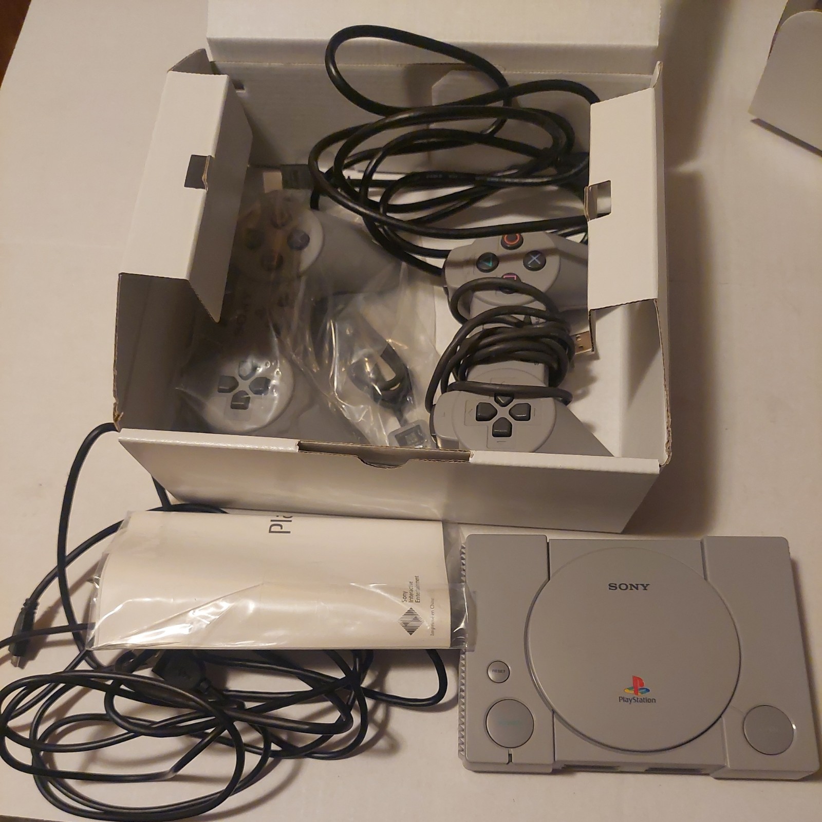 Sony PlayStation Classic Microconsole Gray USB Console Platform Model – Open Box