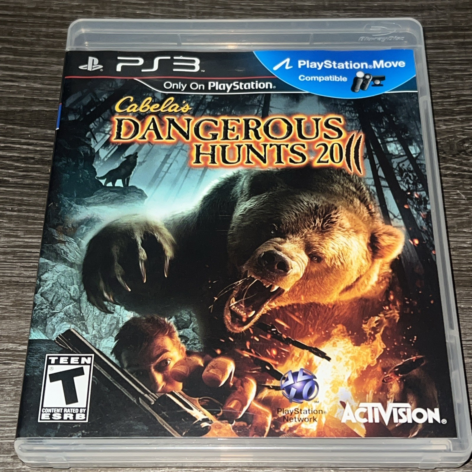Cabela’s Dangerous Hunts 2011 (Sony PlayStation 3 PS3, 2010) CIB With Glasses