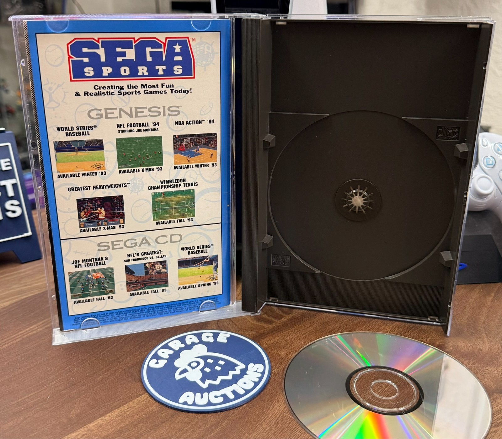 Joe Montana’s NFL Football – Sega CD – Blank Reg Card – Cleaned & FAST SHIP!
