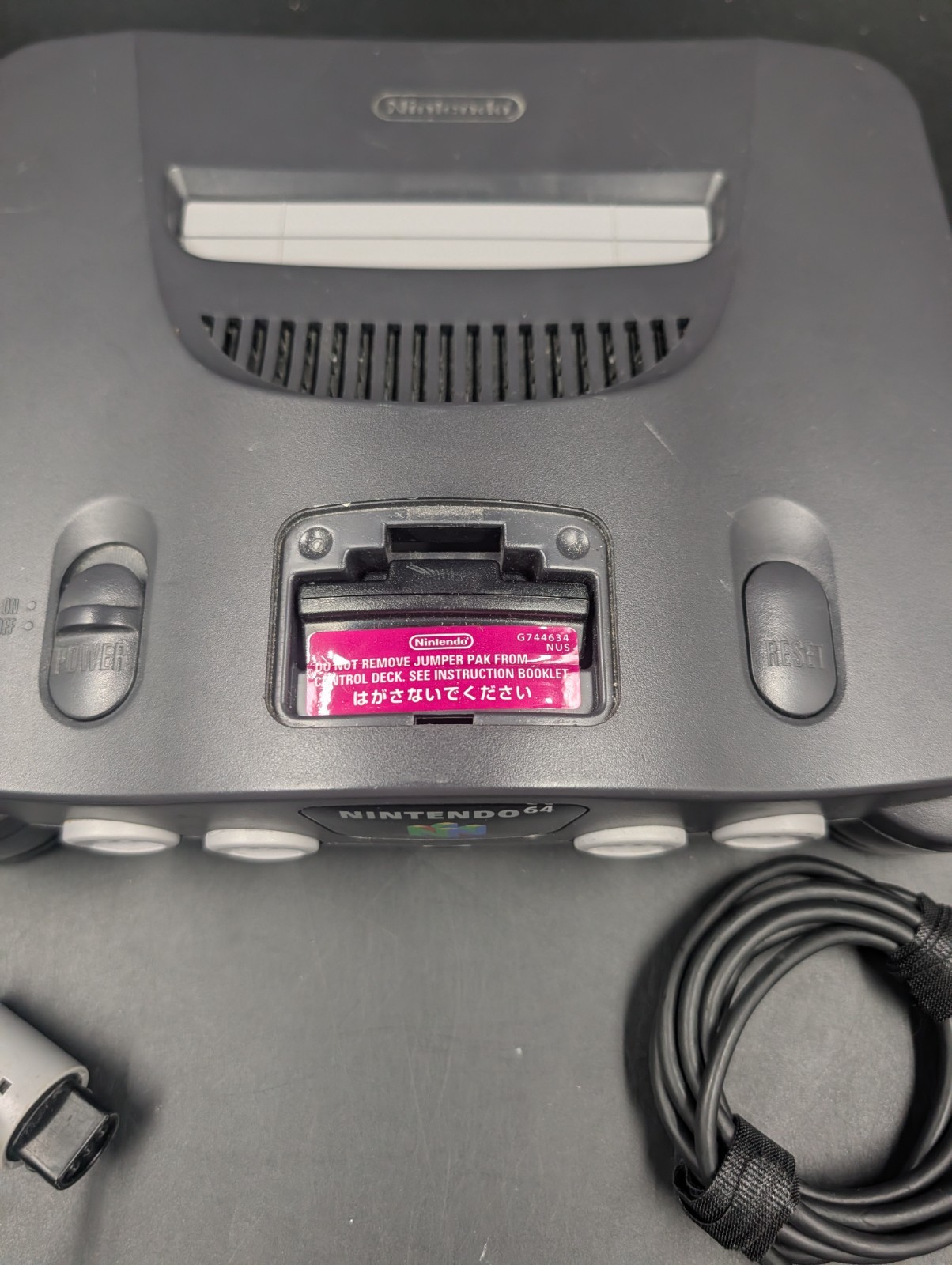 Nintendo 64 Console With Two Controllers Tested Working