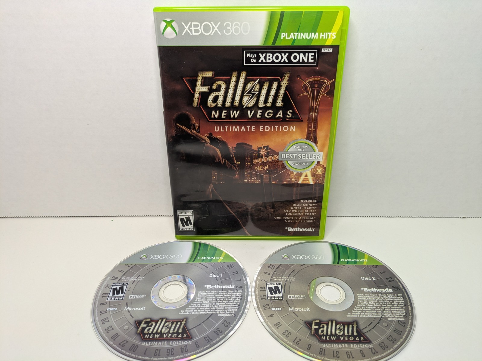 Fallout: New Vegas — Ultimate Edition (Xbox 360/One, 2012) No Manual Tested