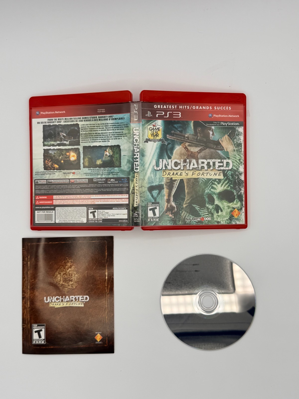 PS3 Essentials **9 Game Bundle** Lot TESTED & WORKING: Uncharted /Last of Us/RDR