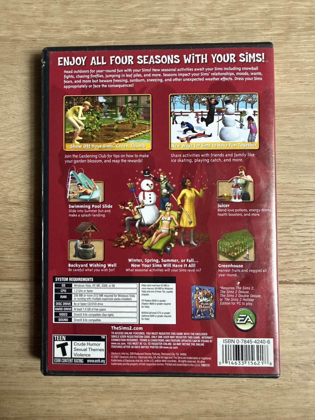 The Sims 2 Seasons Expansion Pack (PC, 2007) – Complete!!!