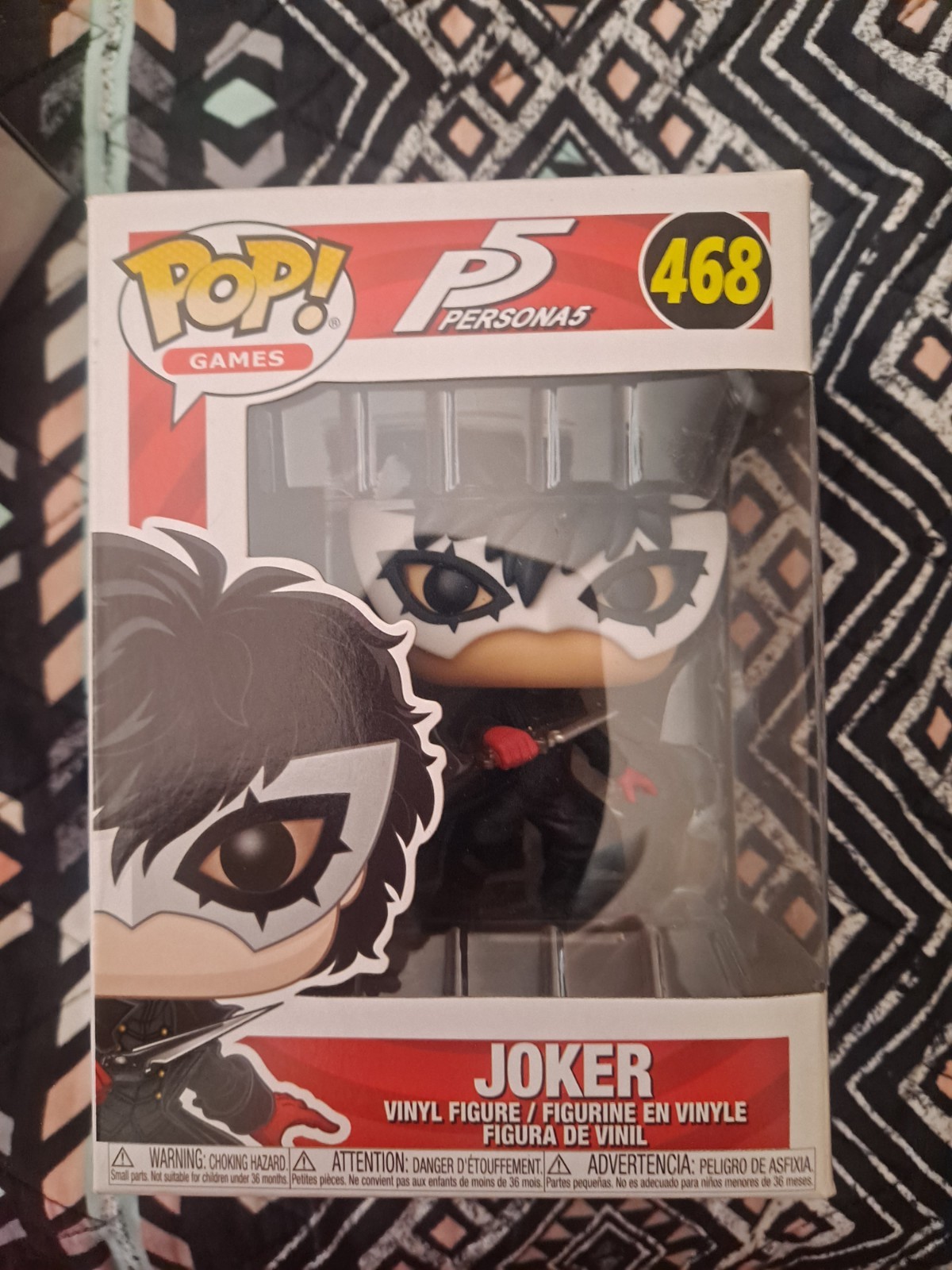 Funko POP! Games Persona 5 Mona #471 & Joker #468 Vinyl Figure Lot