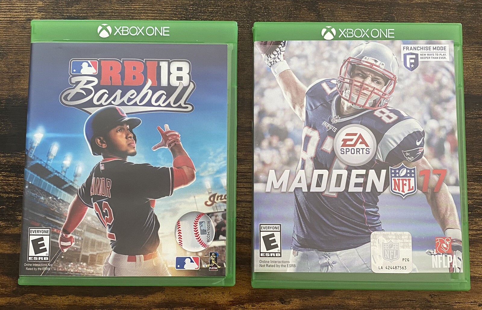 2 Games: R.B.I. 18 Baseball & Madden 17 Microsoft XBOX One – Tested – NICE Cond.