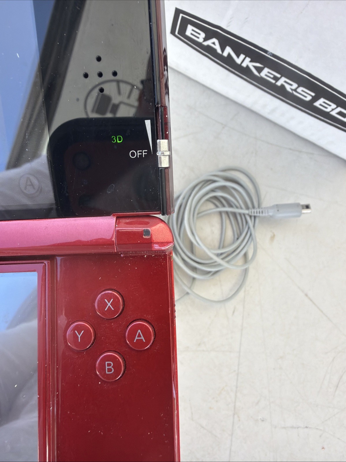 Nintendo 3DS Handheld System Flame Red Tested 🔥