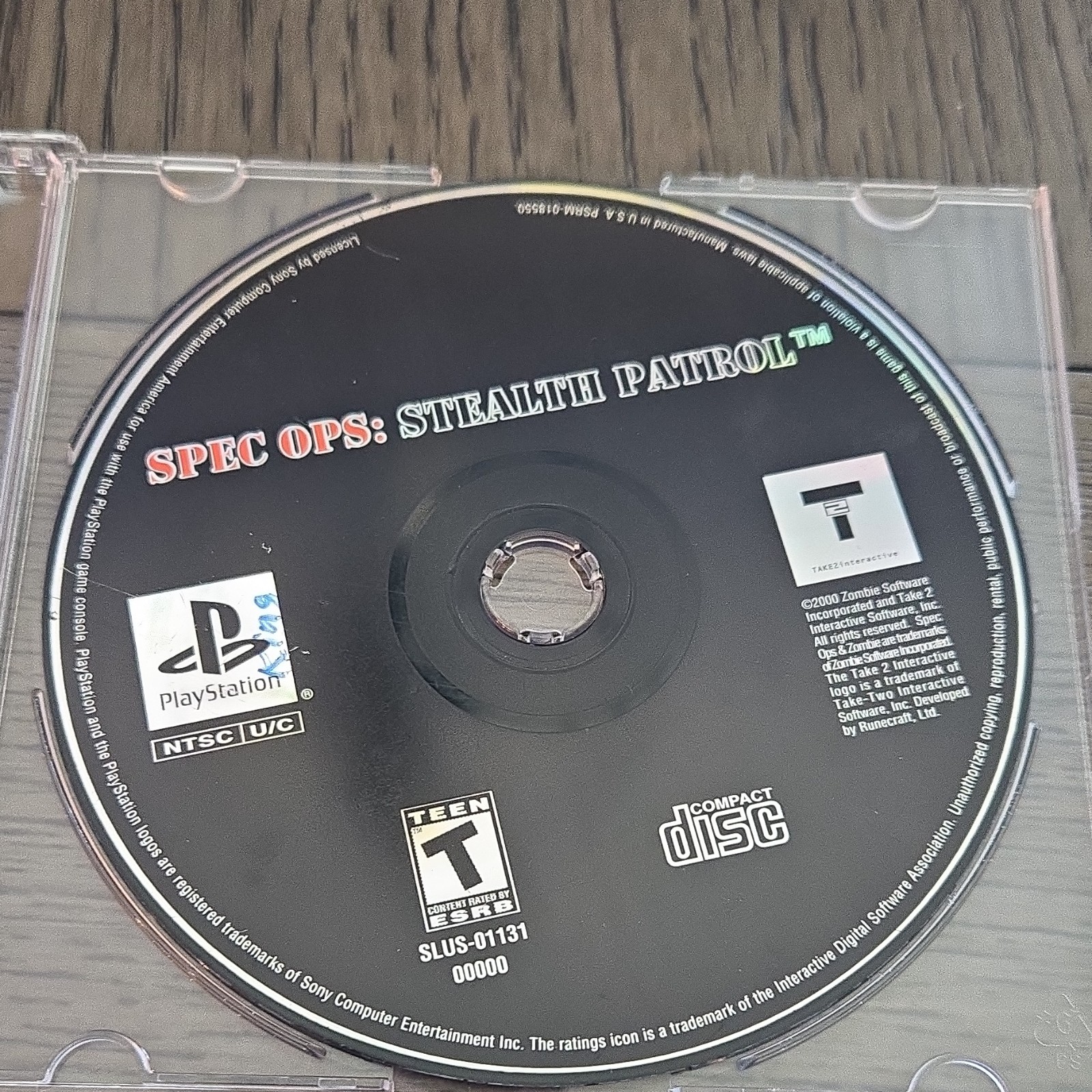 Take 2 Interactive SPEC OPS: STEALTH PATROL PlayStation 1 Shooter Multiplayer
