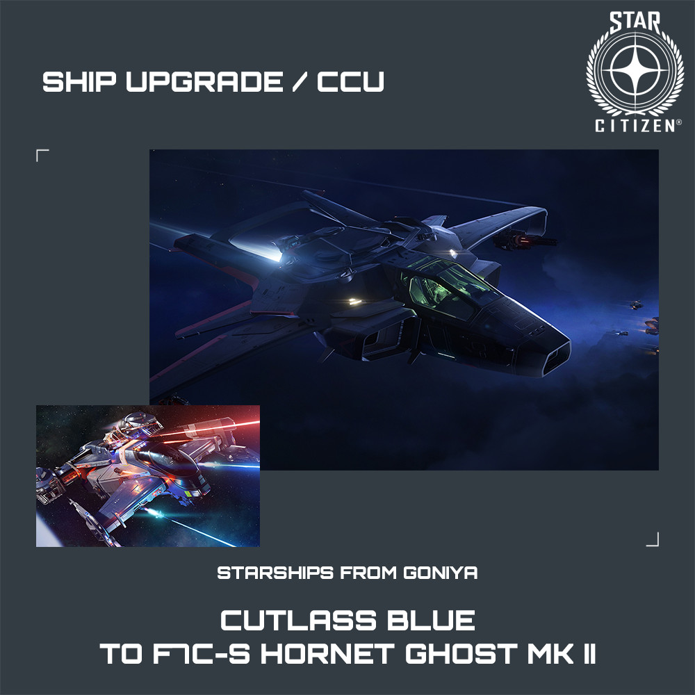 STAR CITIZEN – ANVIL F7C-S HORNET GHOST MK II UPGRADE – (CCU)