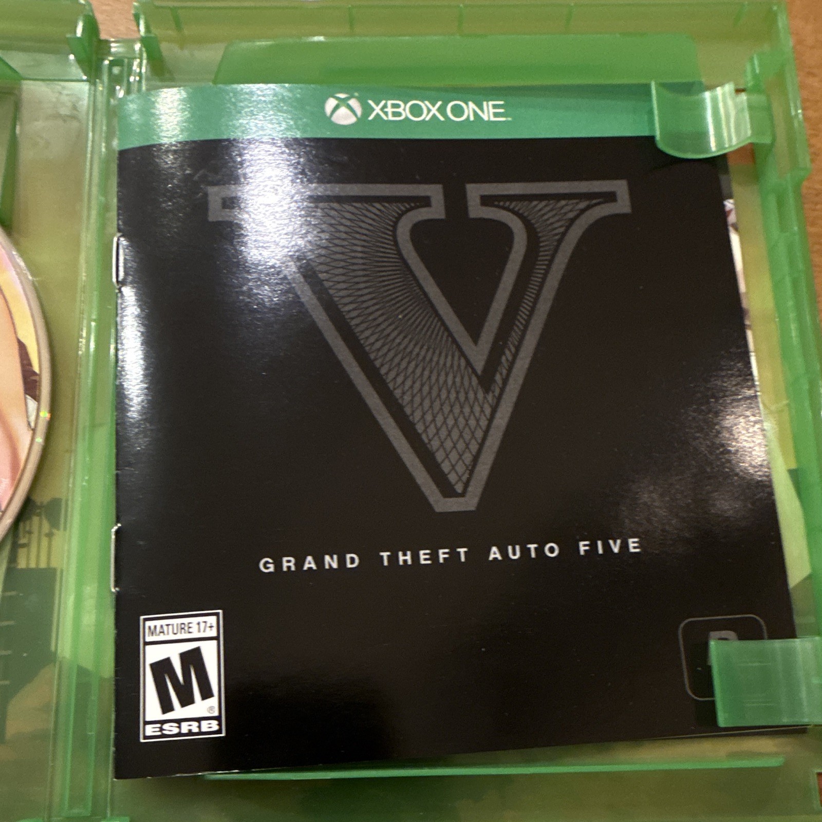 Grand Theft Auto V GTA 5 Grand Theft Auto Series Xbox One w/ Case & Manual