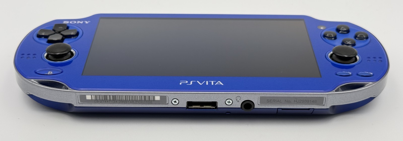 Sony PS Vita PCH-1000 PCH 1000 Console Sapphire Blue w/32GB, Pouch – Excellent+