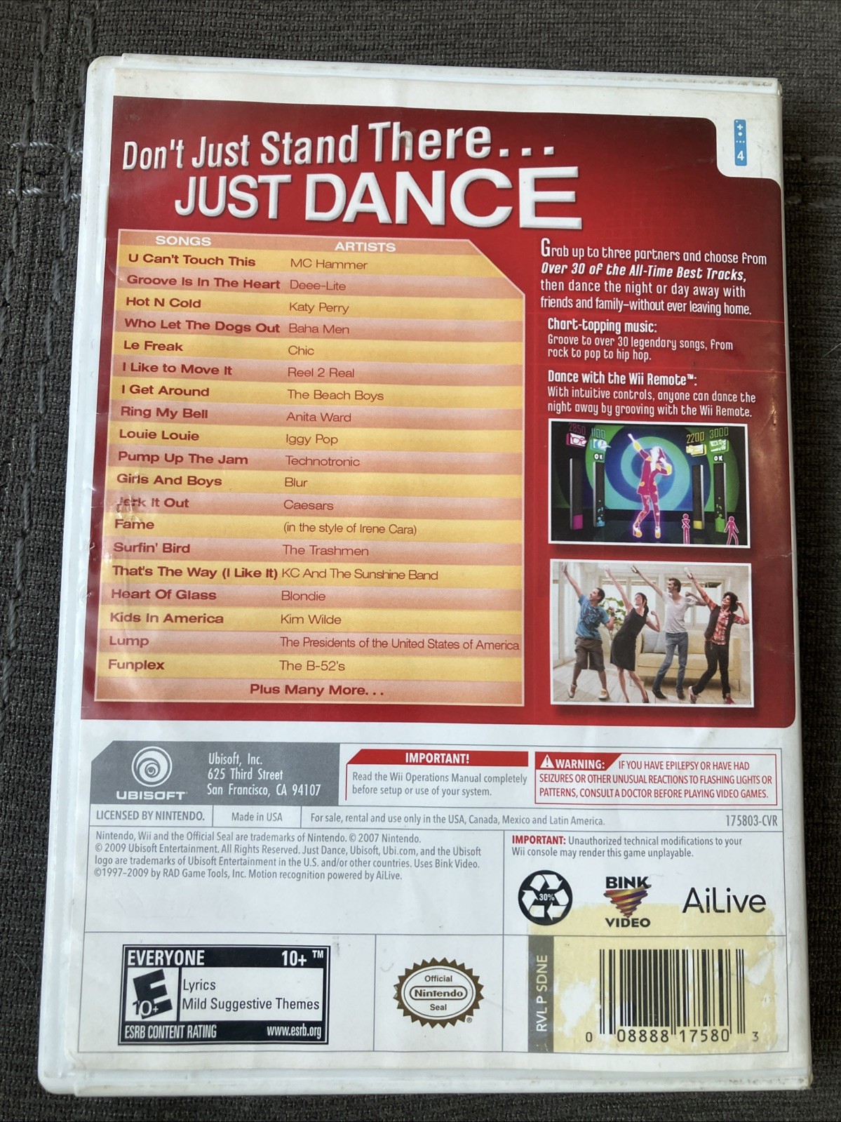 Just Dance (Nintendo Wii, 2009)