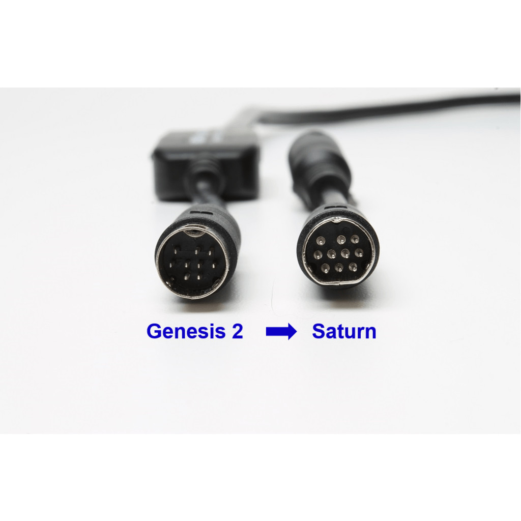 HD Retrovision Saturn A/V Port Adapter – SEGA Saturn adapter for Genesis 2 Cable