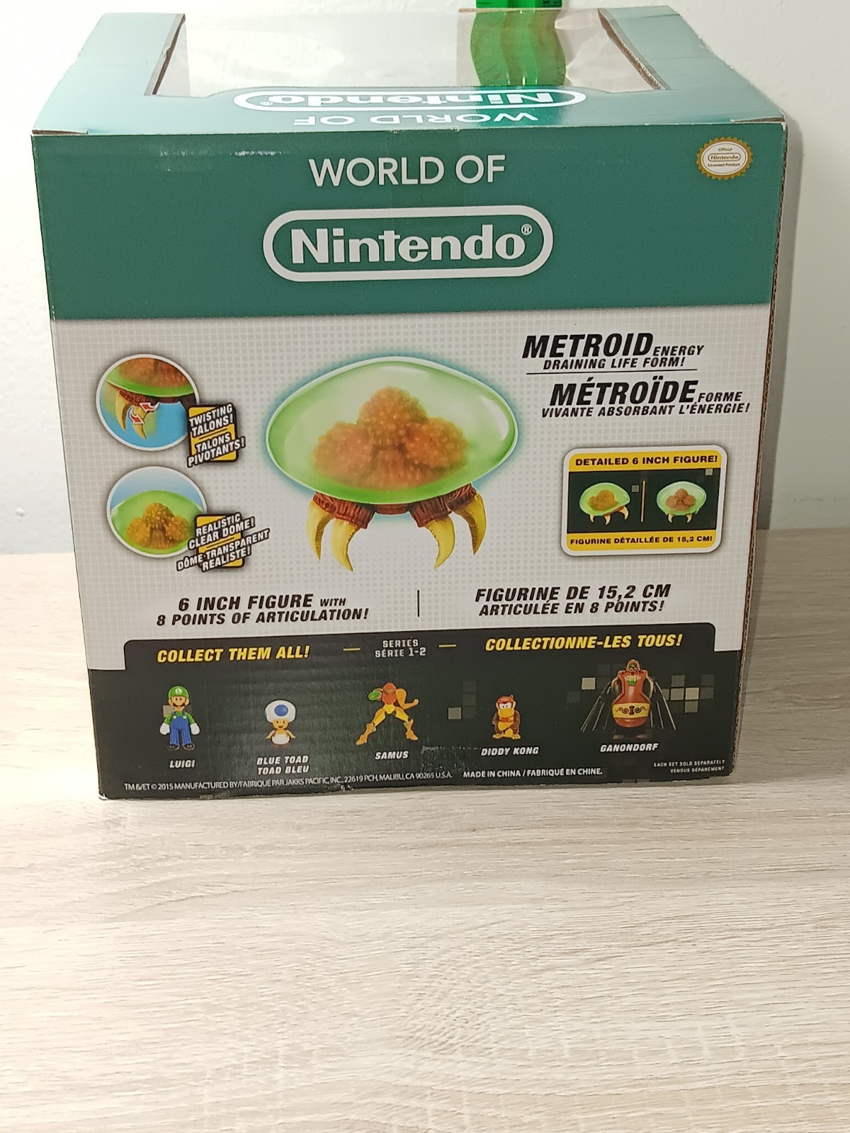 *FREE SHIP* 6″ DELUXE METROID Articulated Figure World of Nintendo Jakks Pacific